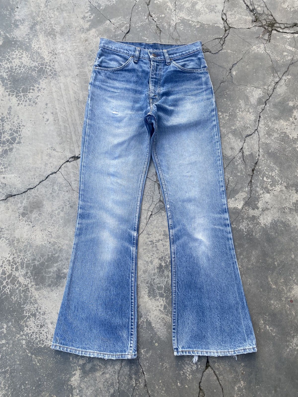 Levi's Vintage Clothing × Vintage 1970s Levis Talon Boot Cut Flare Size US 27 - 1 Thumbnail
