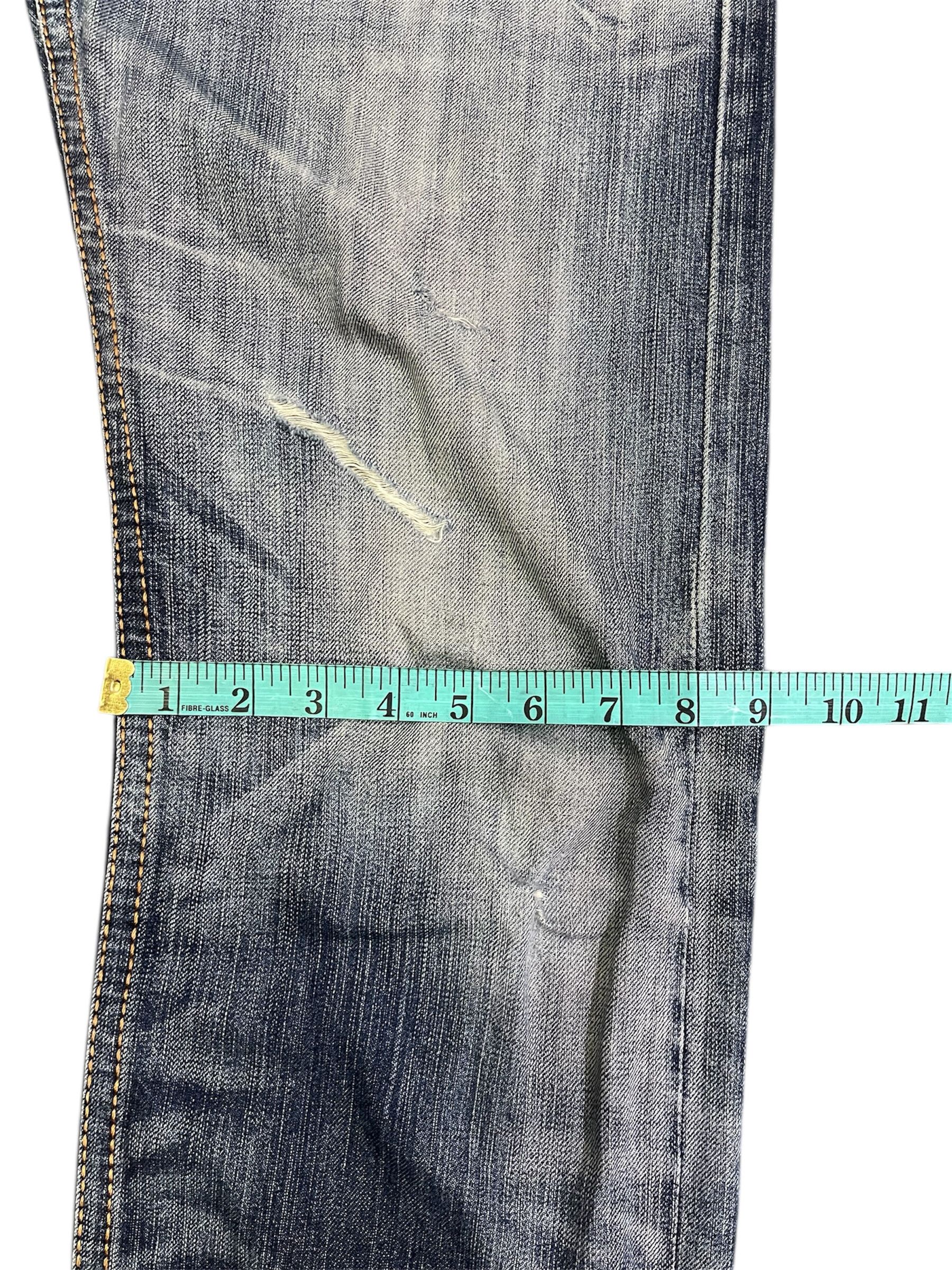Edwin Edwin 423XVS Distressed Style Aztec Slim Straight / Tappered Size US 35 - 15 Thumbnail