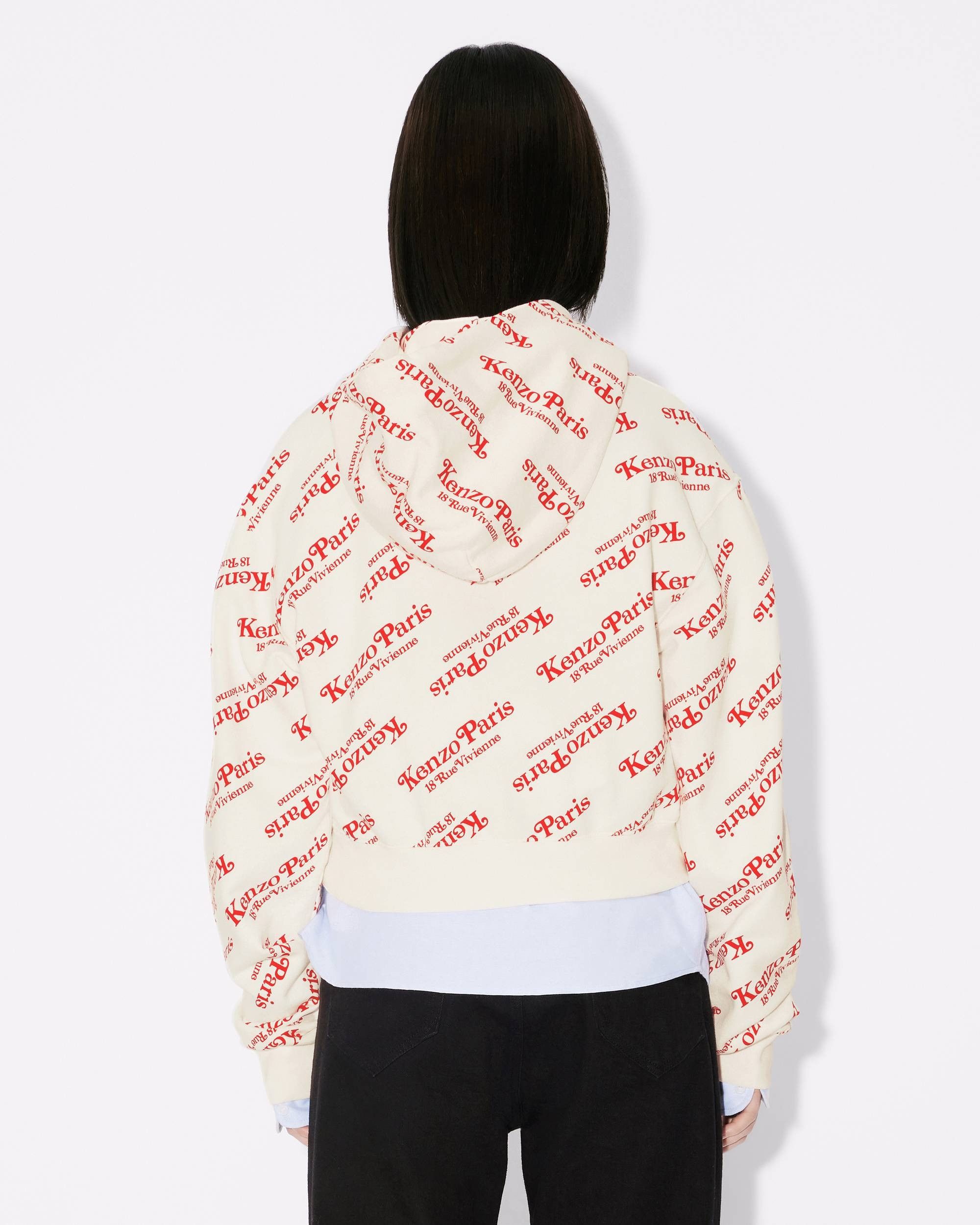 Kenzo o1y1025 Hoodie in White/Red Size S / US 4 / IT 40 - 4 Thumbnail