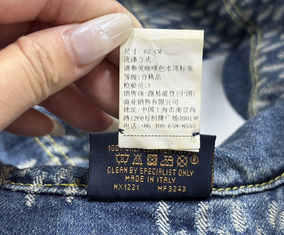 Louis Vuitton Louis Vuitton LV x Nigo Denim Patchwork bucket hat Size ONE SIZE - 10 Thumbnail