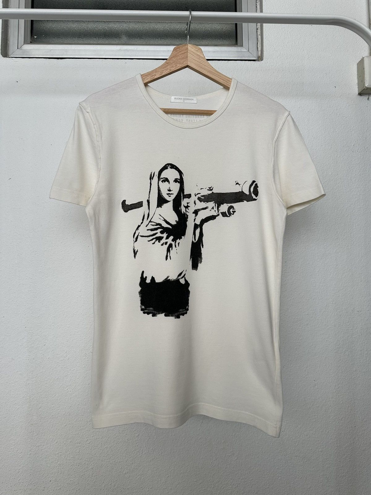 Japanese Brand SS2010 Buona Giornata '' Stop war '' tee Size US S / EU 44-46 / 1 - 7 Thumbnail