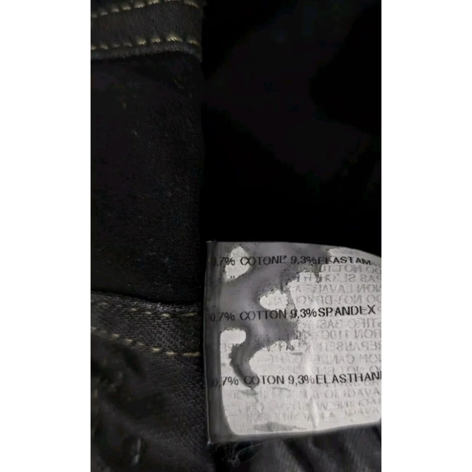 Rick Owens Rick Owens drkshdw Memphis Denim Jeans Cropped Cargo S Italy 30" Elastic Waist Charcoal Wash Mens Jeans Size US 29 - 7 Thumbnail