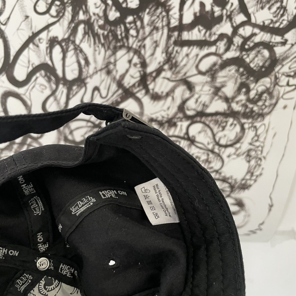 Von Dutch Vintage Von Dutch patch logo Black cap y2k Size ONE SIZE - 5 Thumbnail