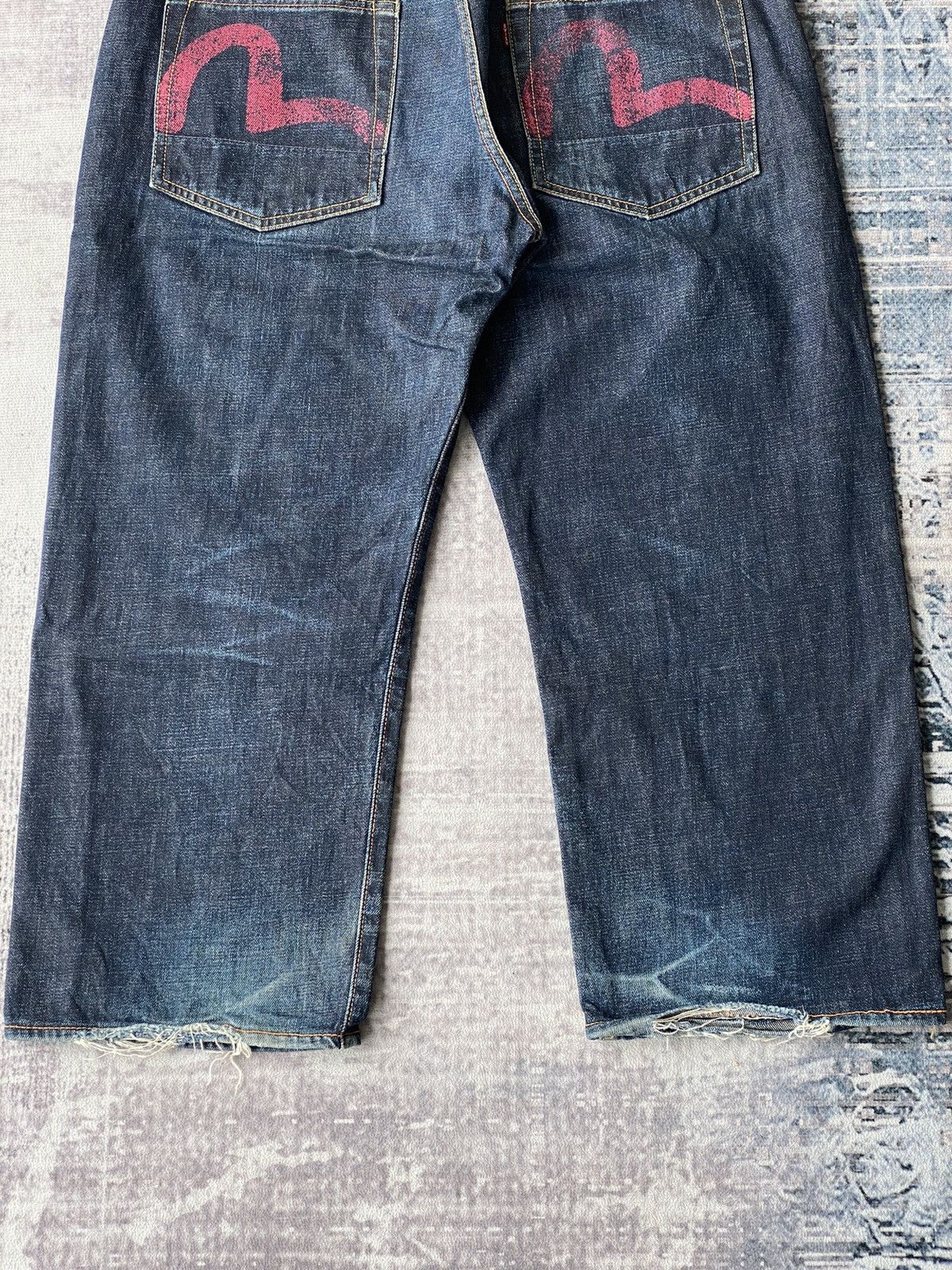 Evisu Vintage Evisu Daicock Painted Baggy Denim / Travis l Scott Size US 34 / EU 50 - 3 Thumbnail