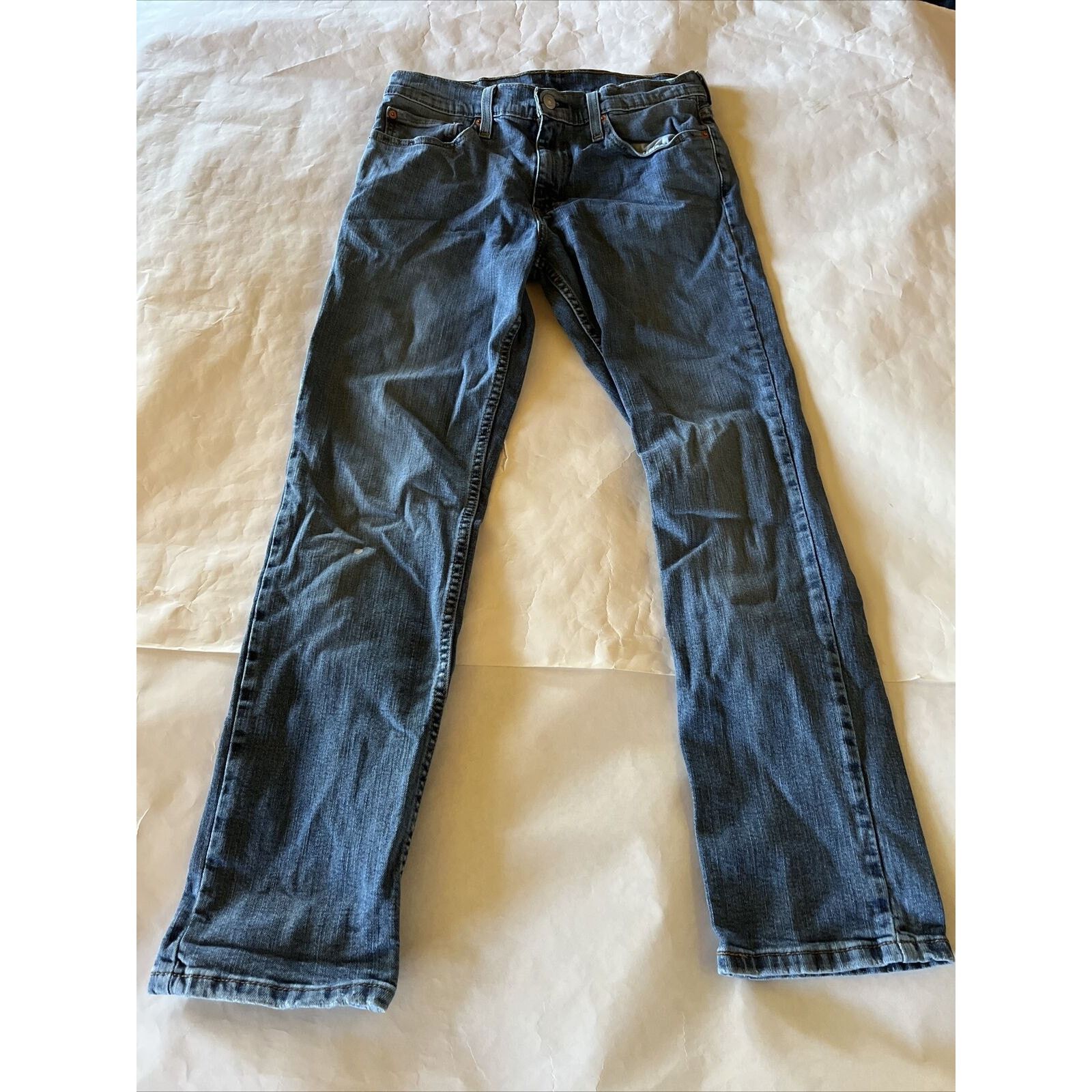 Levi's Levis 511 Jeans Mens 31x30 Blue Slim Medium Wash Denim Y2k Size US 31 - 2 Thumbnail