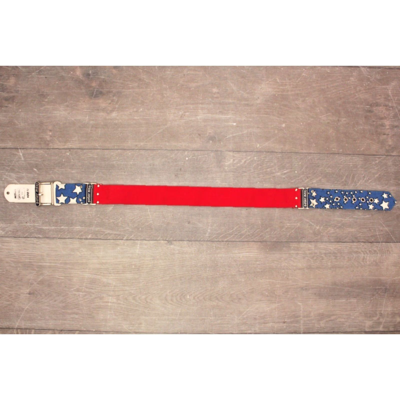 Vintage VINTAGE Peter Max Belt Shirt? 70s Men’s VTG 70s White Red & Blue Star Canterbury Cotton 1970s Hippy Mens Size ONE SIZE - 3 Thumbnail