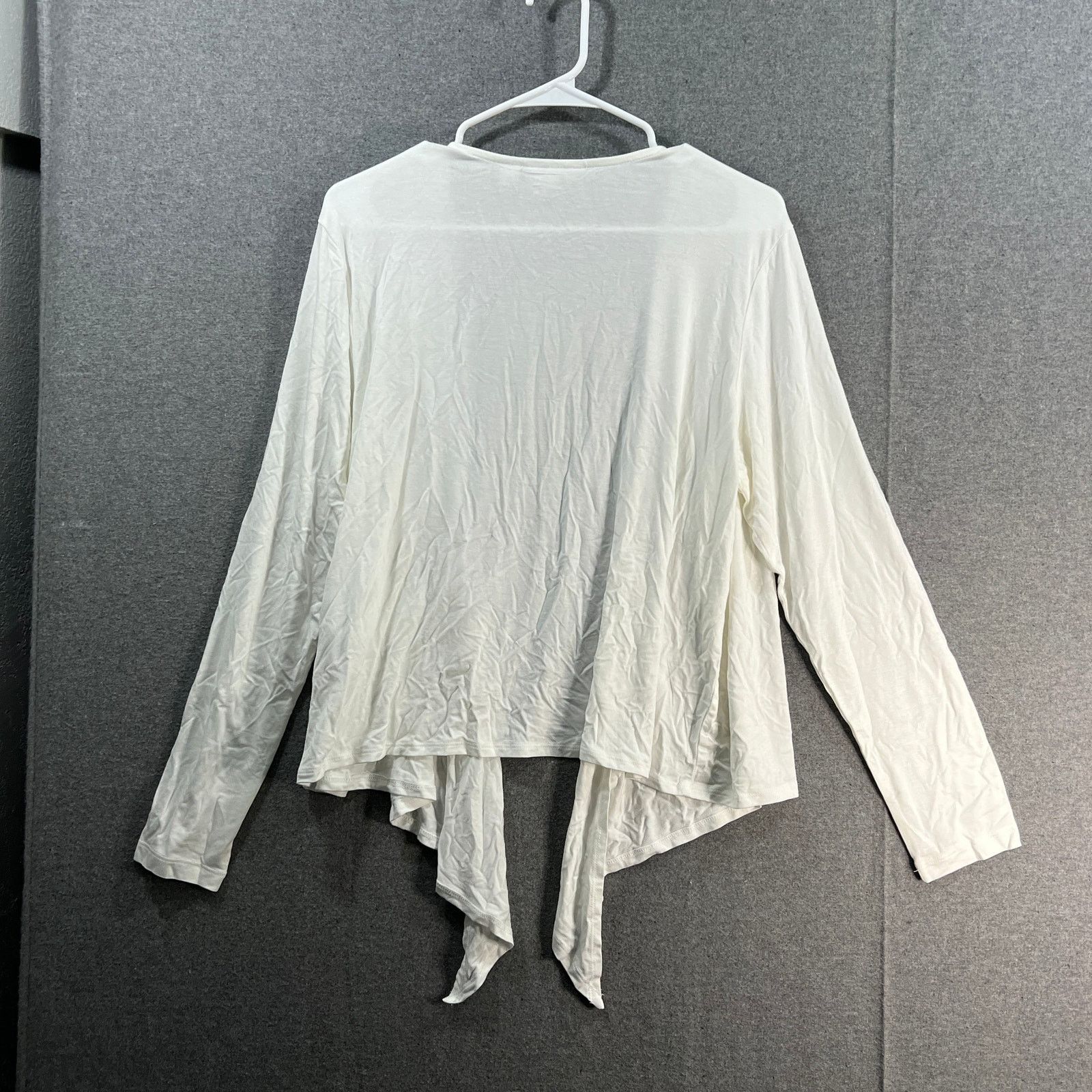 Other Belle by Kim Gravel Rayon Spandex Shrug White Size Small Size S / US 4 / IT 40 - 2 Thumbnail