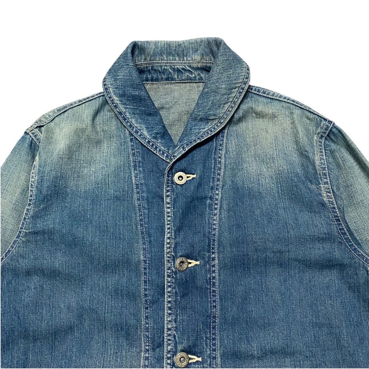 Sophnet. Sophnet US Navy Shawl Collar Denim Jacket Size US M / EU 48-50 / 2 - 20 Thumbnail