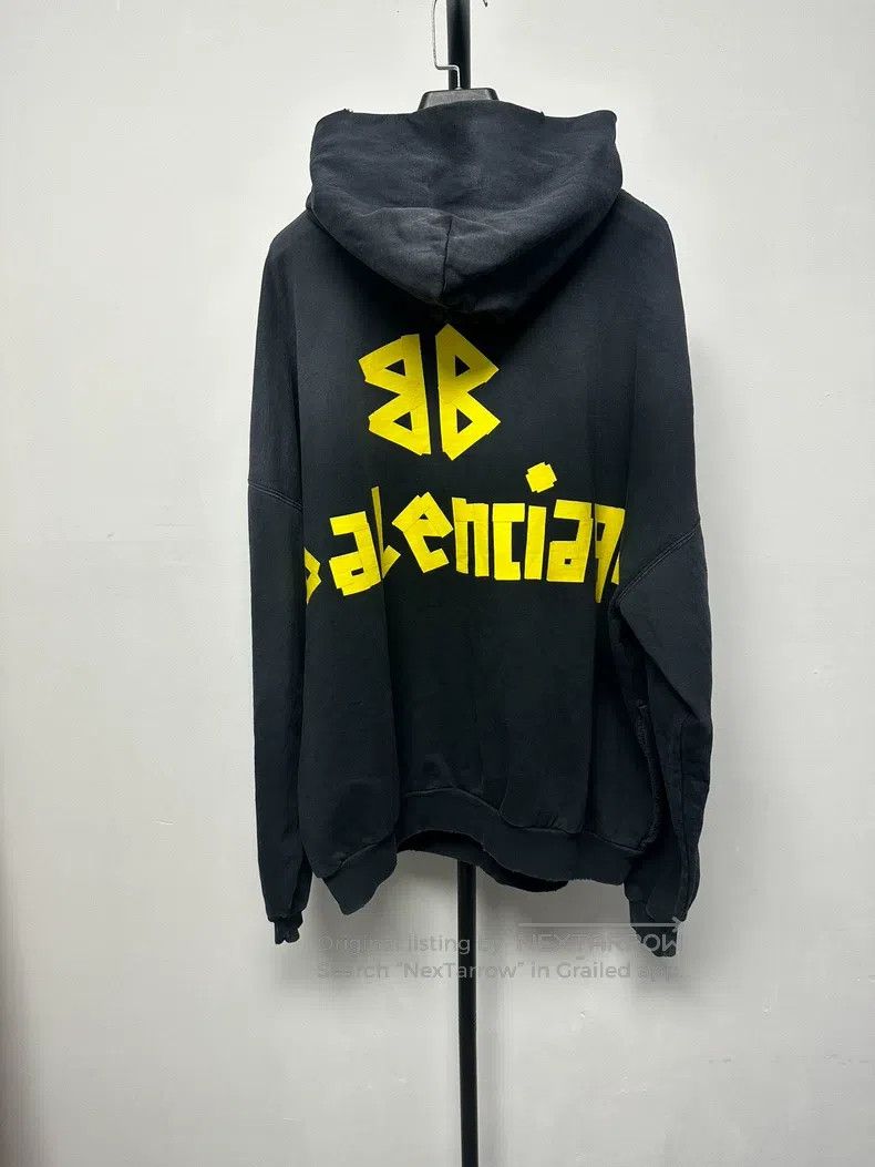 Balenciaga Balenciaga Letter Print Casual Sweatshirt Gray Size US S / EU 44-46 / 1 - 2 Thumbnail