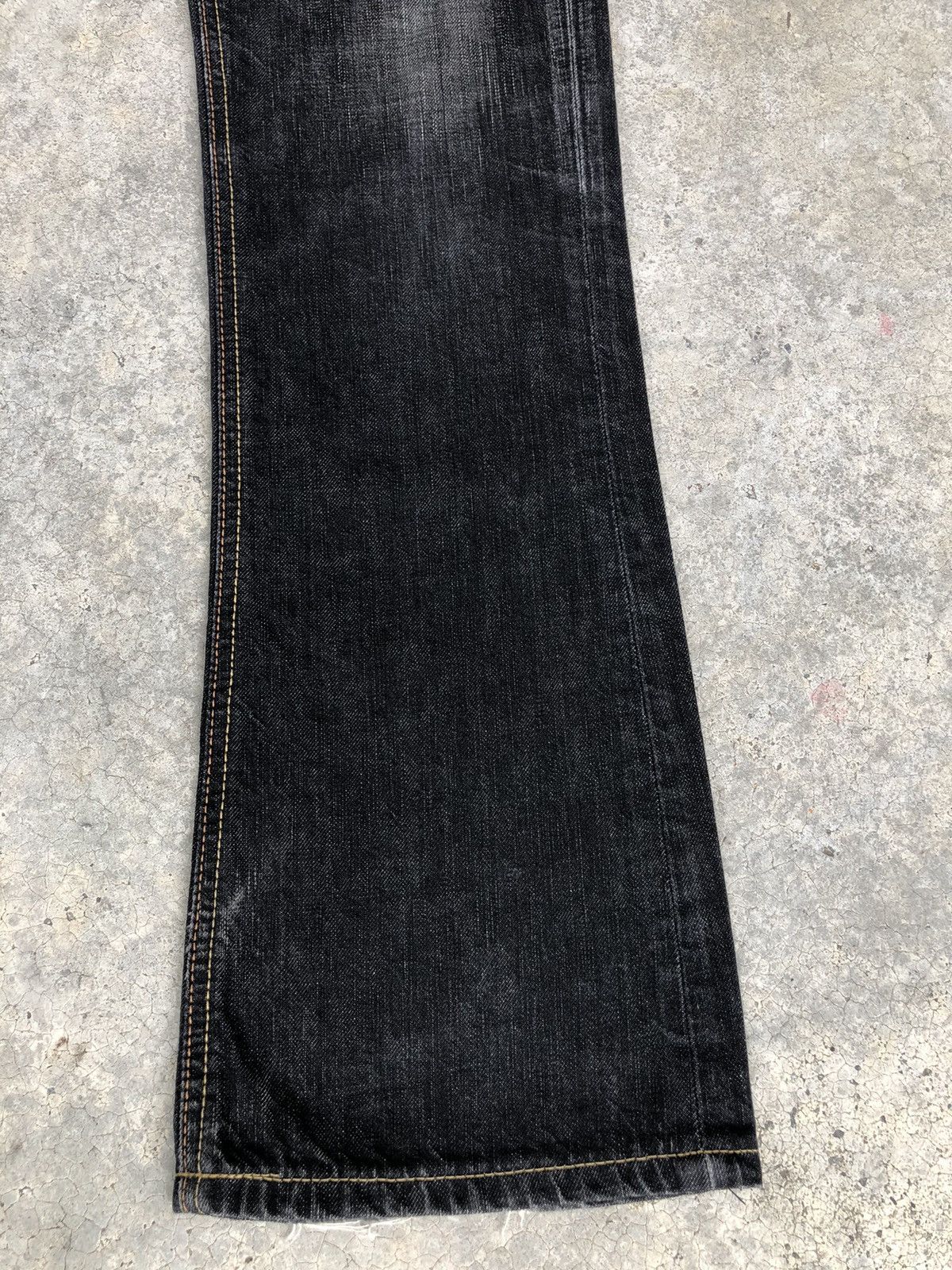 If Six Was Nine Japanese Edwin Flared Jeans Distressed Jeans 512 Size US 29 - 7 Thumbnail