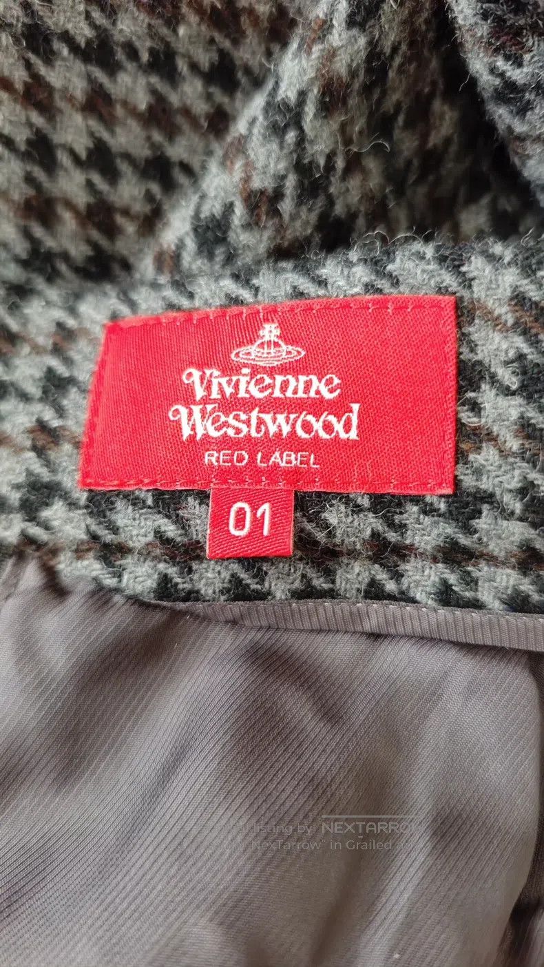 Vivienne Westwood Vivienne Westwood size 01 Houndstooth wool skirt Size 23" - 8 Thumbnail
