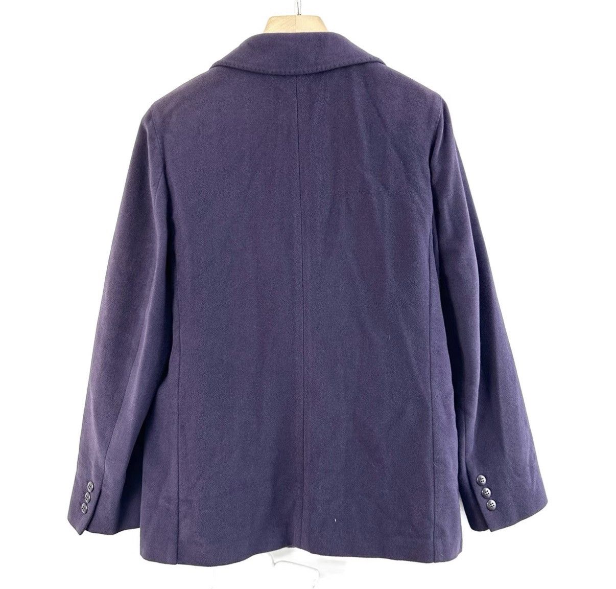 Max Mara MaxMara Purple Single-Breasted Blazer K12 Size XS / US 0-2 / IT 36-38 - 2 Thumbnail