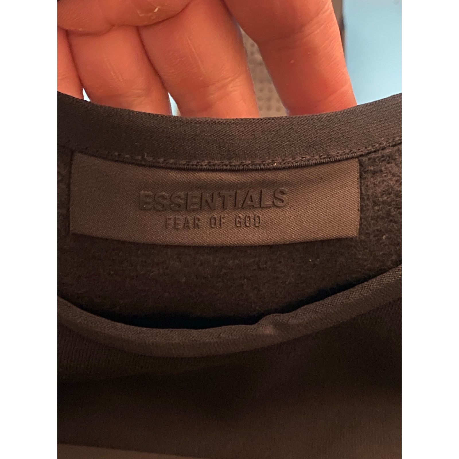 Essentials × Fear of God Fear Of God Essentials Crewneck Black sz M Size US M / EU 48-50 / 2 - 6 Thumbnail