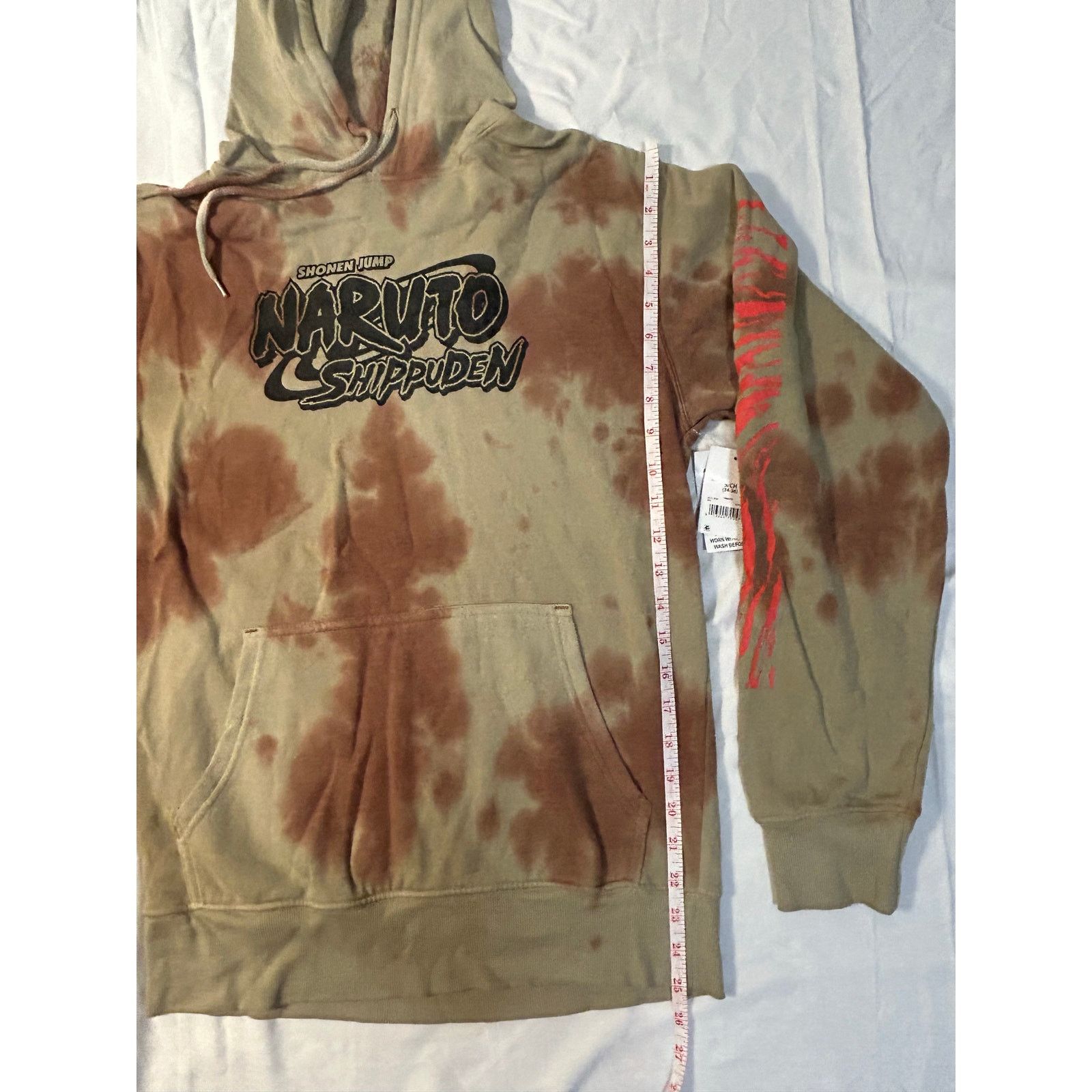 Other Vintage 2002 Naruto S Beige Tie Dye Double Sided Sweatshirt Size US S / EU 44-46 / 1 - 9 Thumbnail