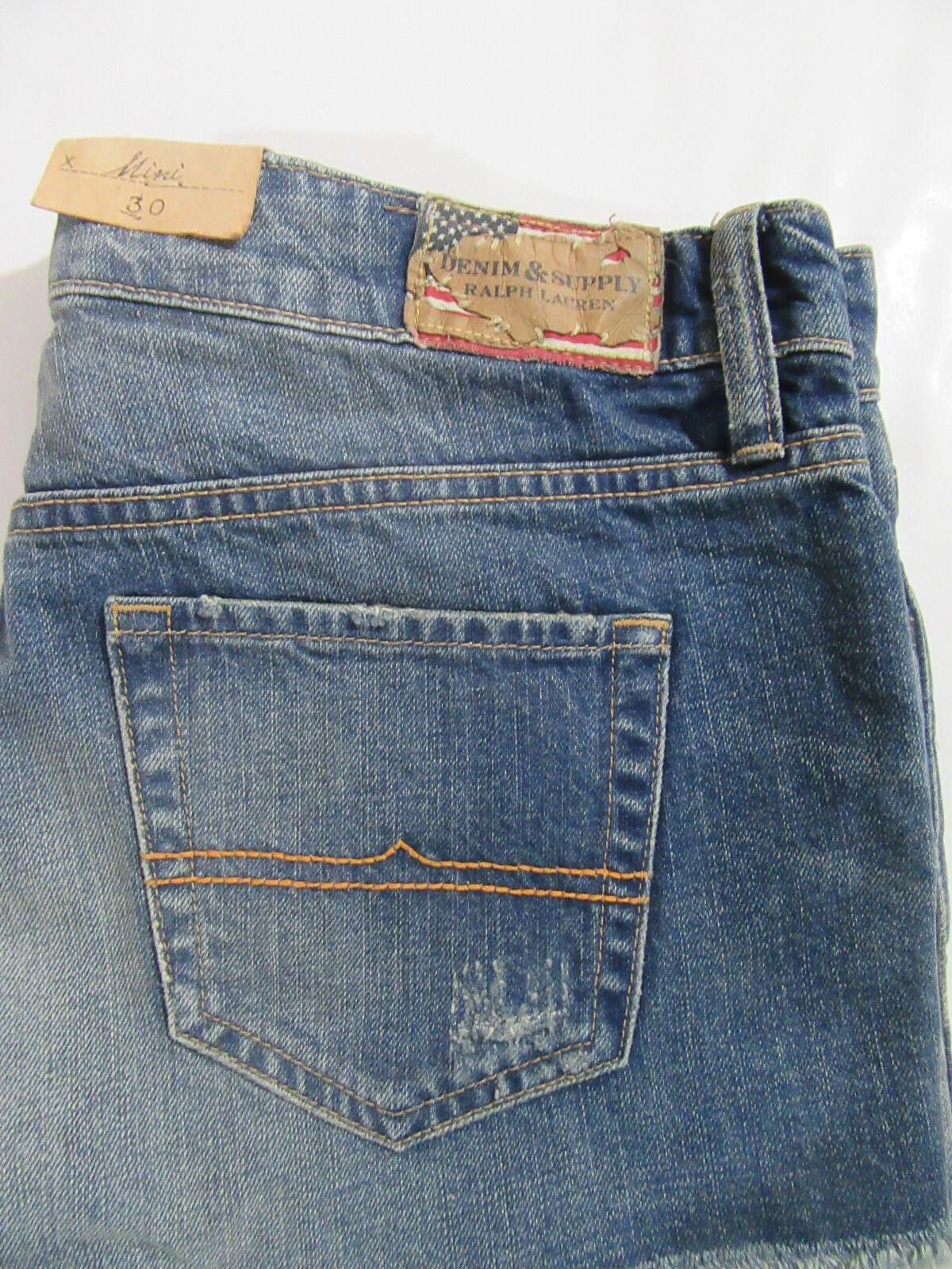 Denim & Supply Ralph Lauren Ralph Lauren Denim Womens Cutoff Mini Jean Shorts 30 NWT Size 30" / US 8 / IT 44 - 4 Thumbnail