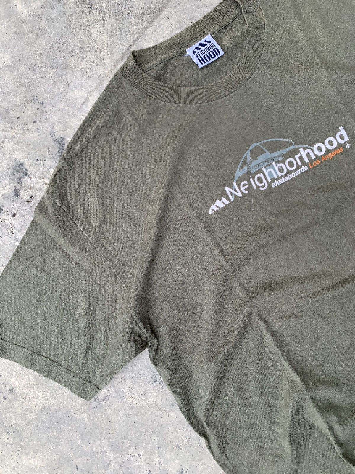 Neighborhood 🔥SOLD🔥90's Neighborhood LA Skate Olive Green XLarge Size US XL / EU 56 / 4 - 4 Thumbnail