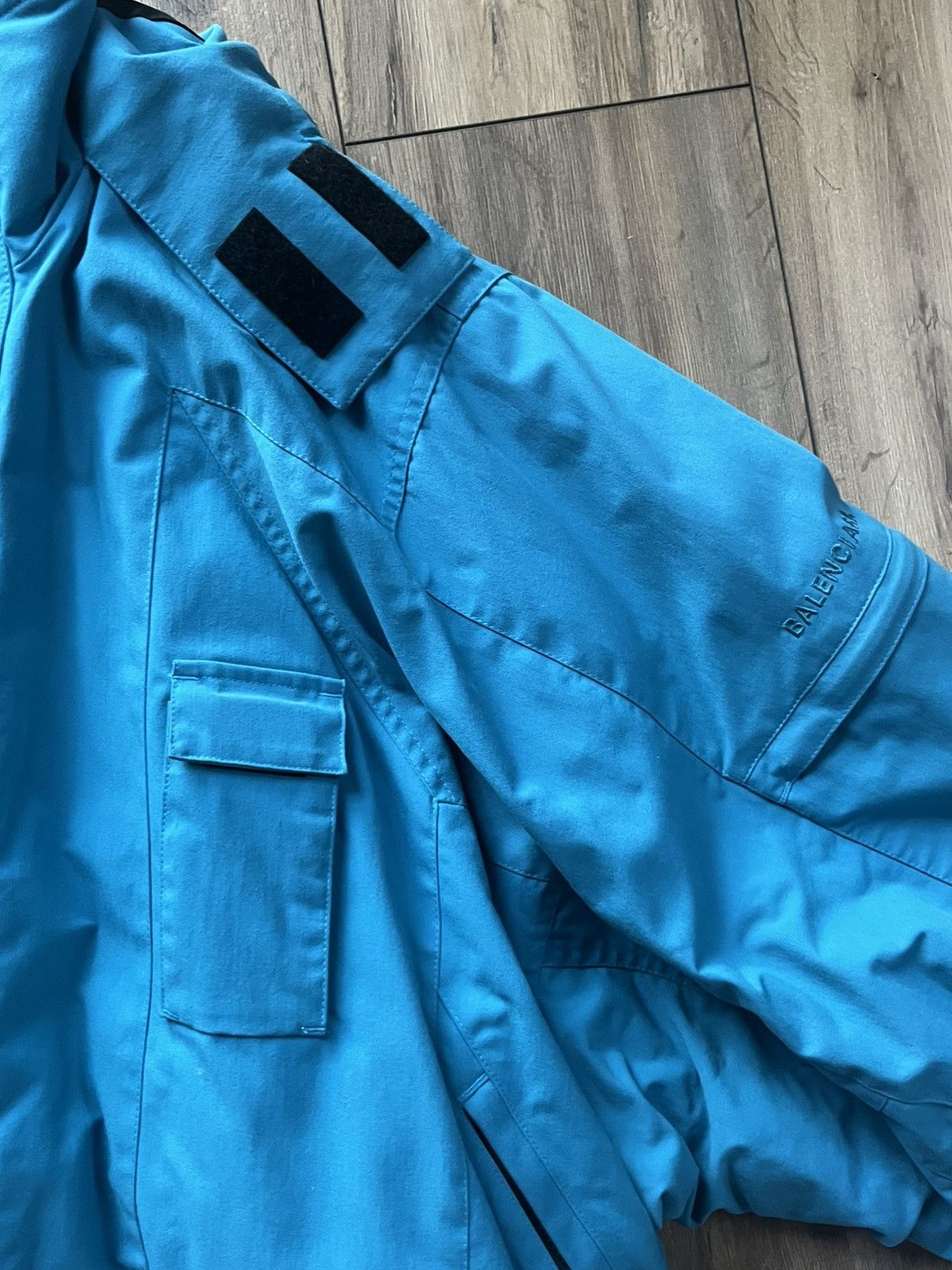 Balenciaga Balenciaga Oversize Blue parka Size US S / EU 44-46 / 1 - 5 Thumbnail
