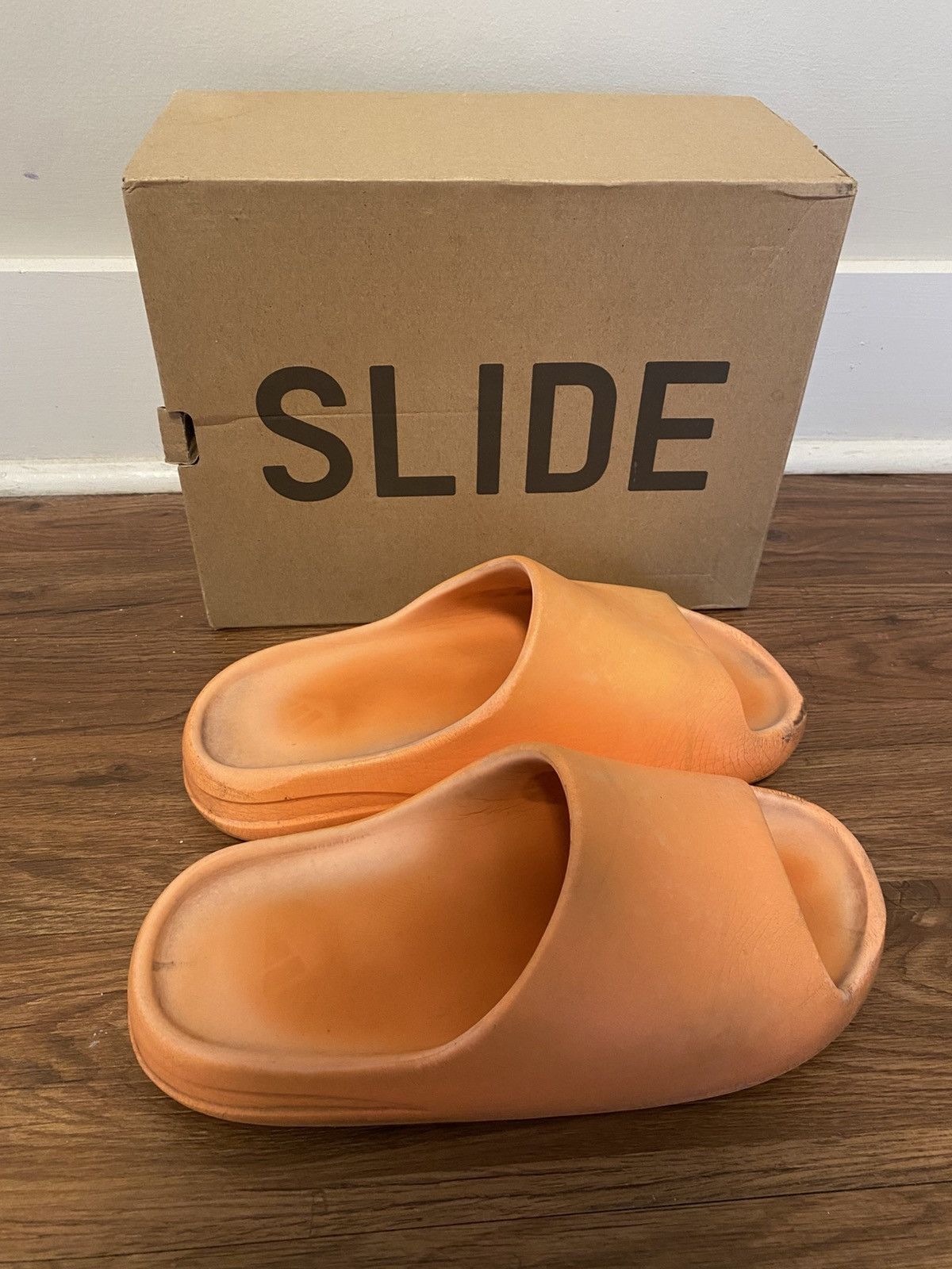 Adidas Yeezy Slides Enflame Orange