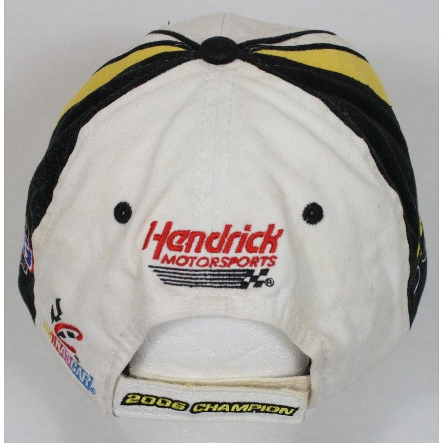 Chase Authentics × NASCAR × Vintage Jimmie Johnson 48 Hat 2006 Champion NASCAR Nextel Lowes Cap Size ONE SIZE - 3 Thumbnail