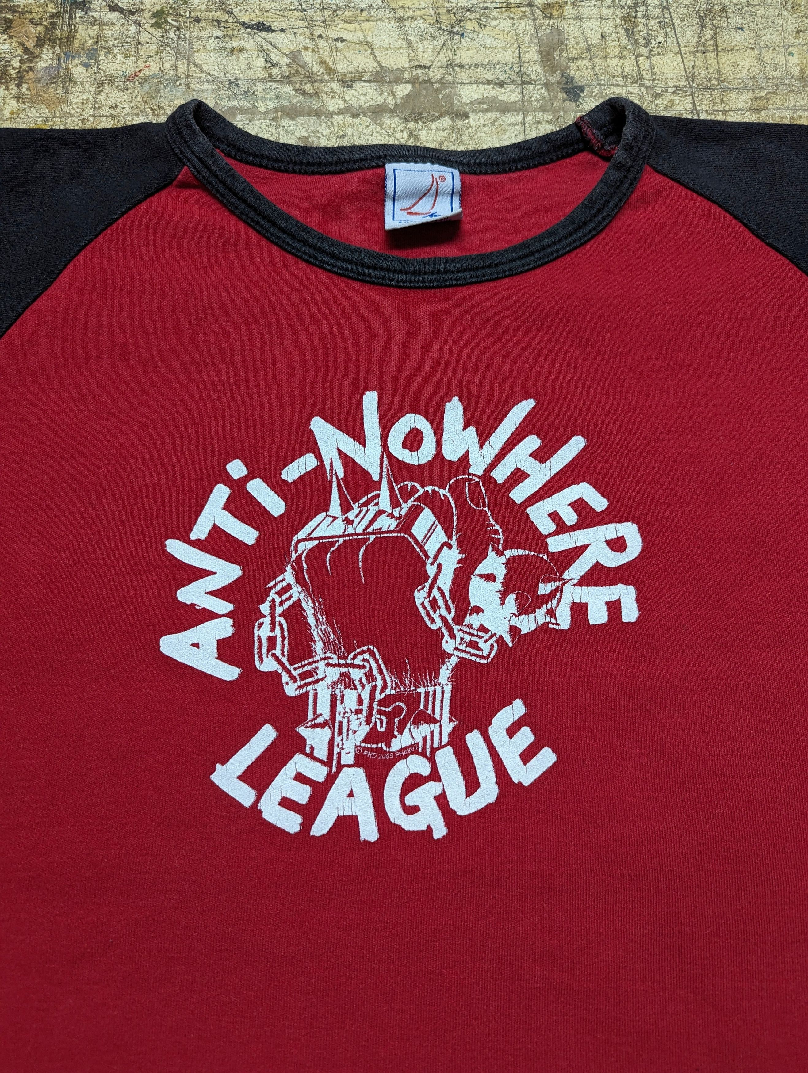 Vintage Rare! 2005 Anti-Nowhere League Mace Logo T Shirt Top Size M / US 6-8 / IT 42-44 - 1 Thumbnail