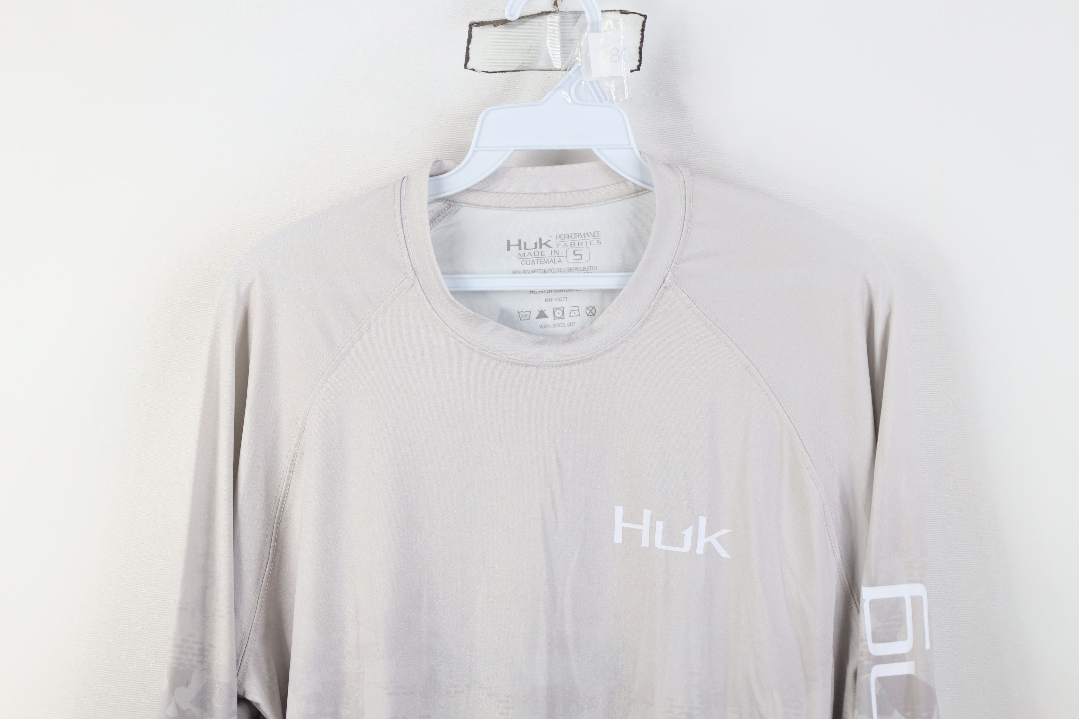 Vintage Huk Fishing Camouflage Fishing Long Sleeve T-Shirt Gray Size US S / EU 44-46 / 1 - 2 Thumbnail