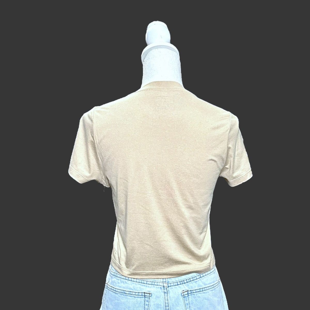 Other IVL Women’s Slim Fit Beige Short Sleeve T-Shirt Sz L Size L / US 10 / IT 46 - 4 Thumbnail