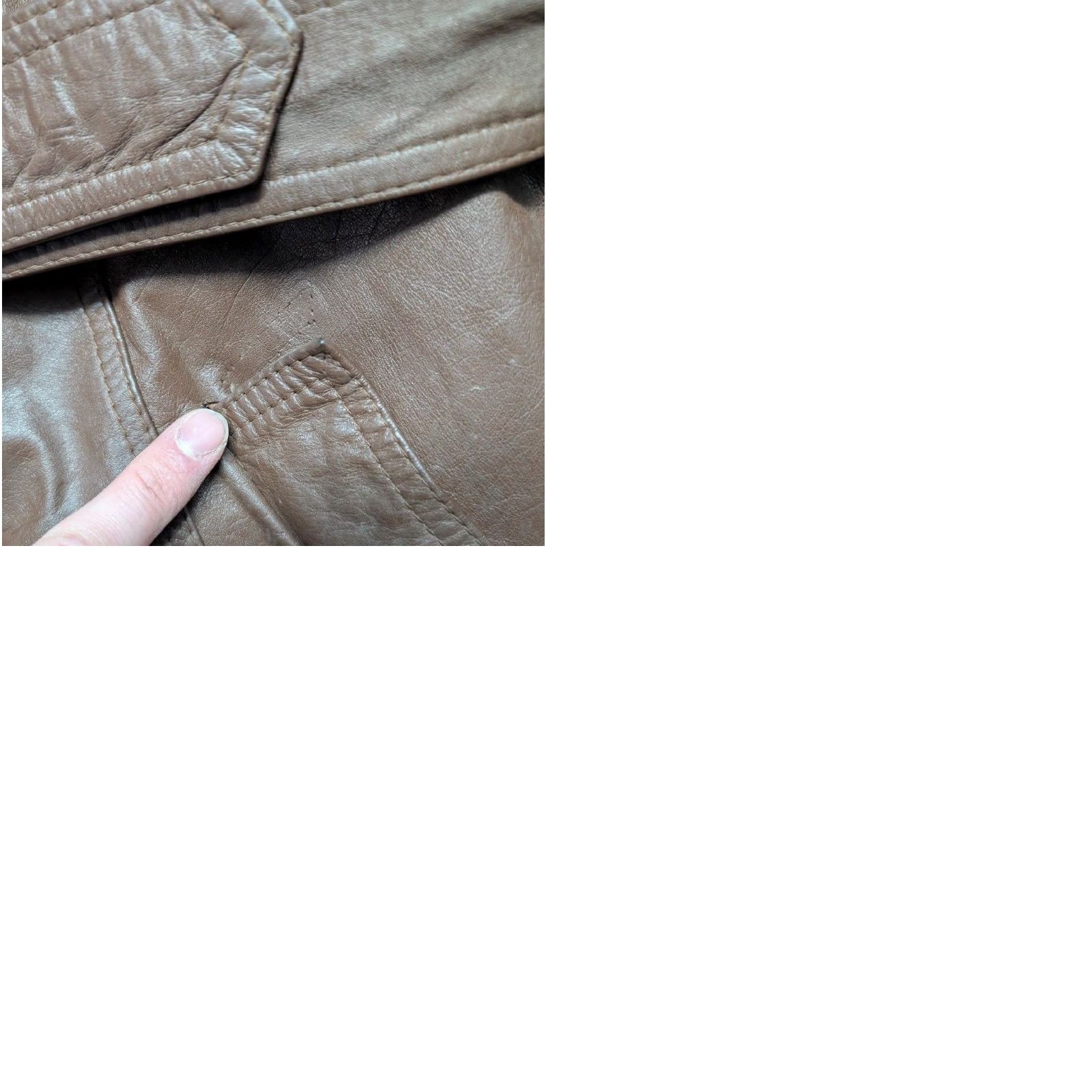 Sears VINTAGE belted leather overcoat 1970s brown 38L SHERLOCK Sears coat Men XS 38 Brown belted leather trench coat Size US S / EU 44-46 / 1 - 9 Thumbnail