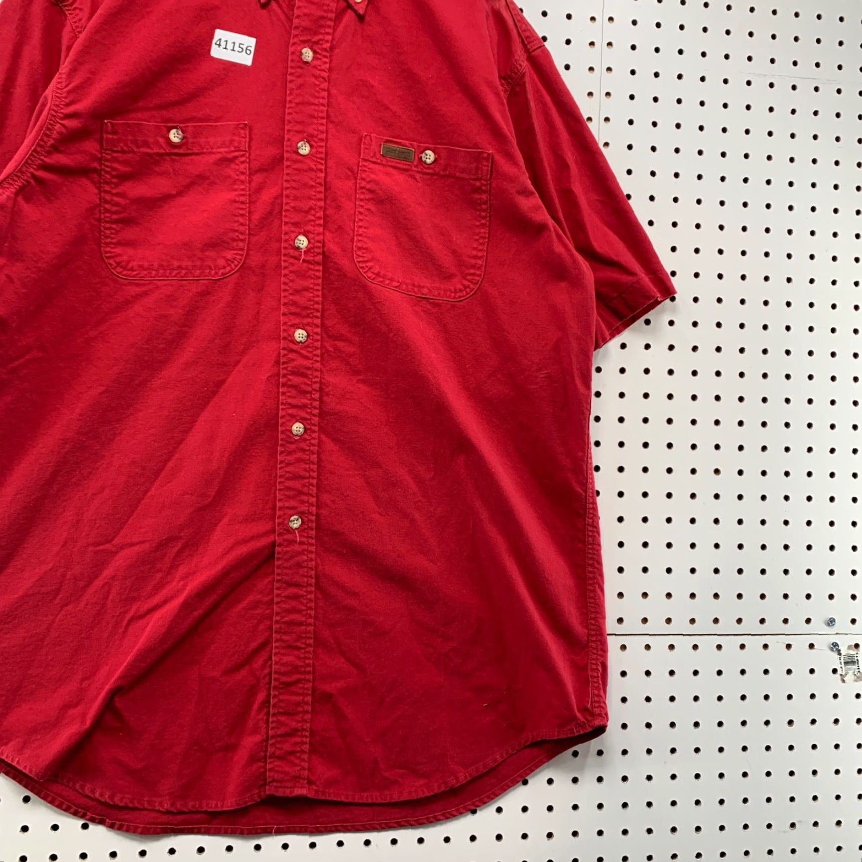 Carhartt VINTAGE Carhartt Button-Up Shirt Mens L Red Canvas Workwear Made USA Size US L / EU 52-54 / 3 - 6 Thumbnail