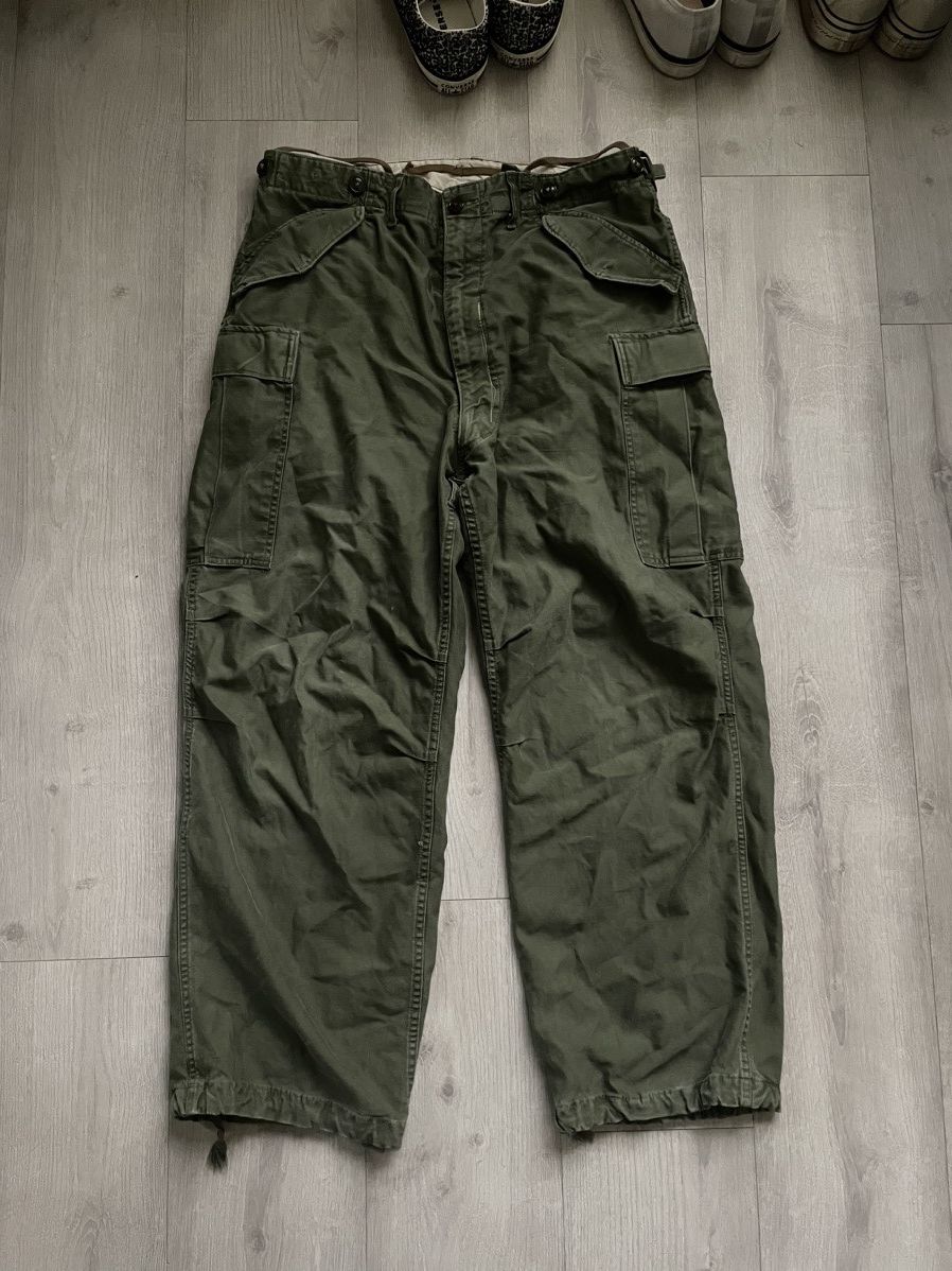 image of Military x Vintage Parachute Pants in Green, Men's (Size 34)