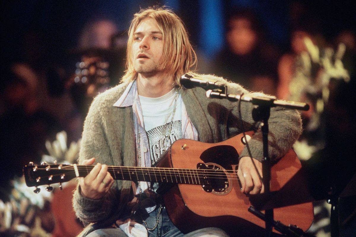 VINTAGE 90s KURT COBAIN MTV UNPLUGGED MEMORIAL NIRVANA TEE