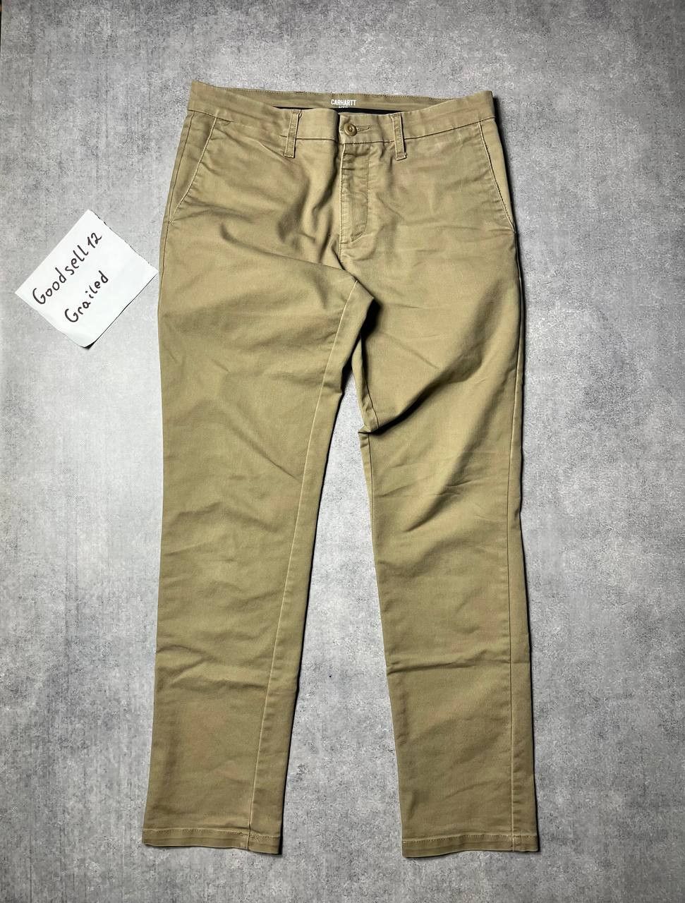 Carhartt × Carhartt Wip Carhartt wip Sid pant Beige Rare Work Size US 32 / EU 48 - 1 Thumbnail