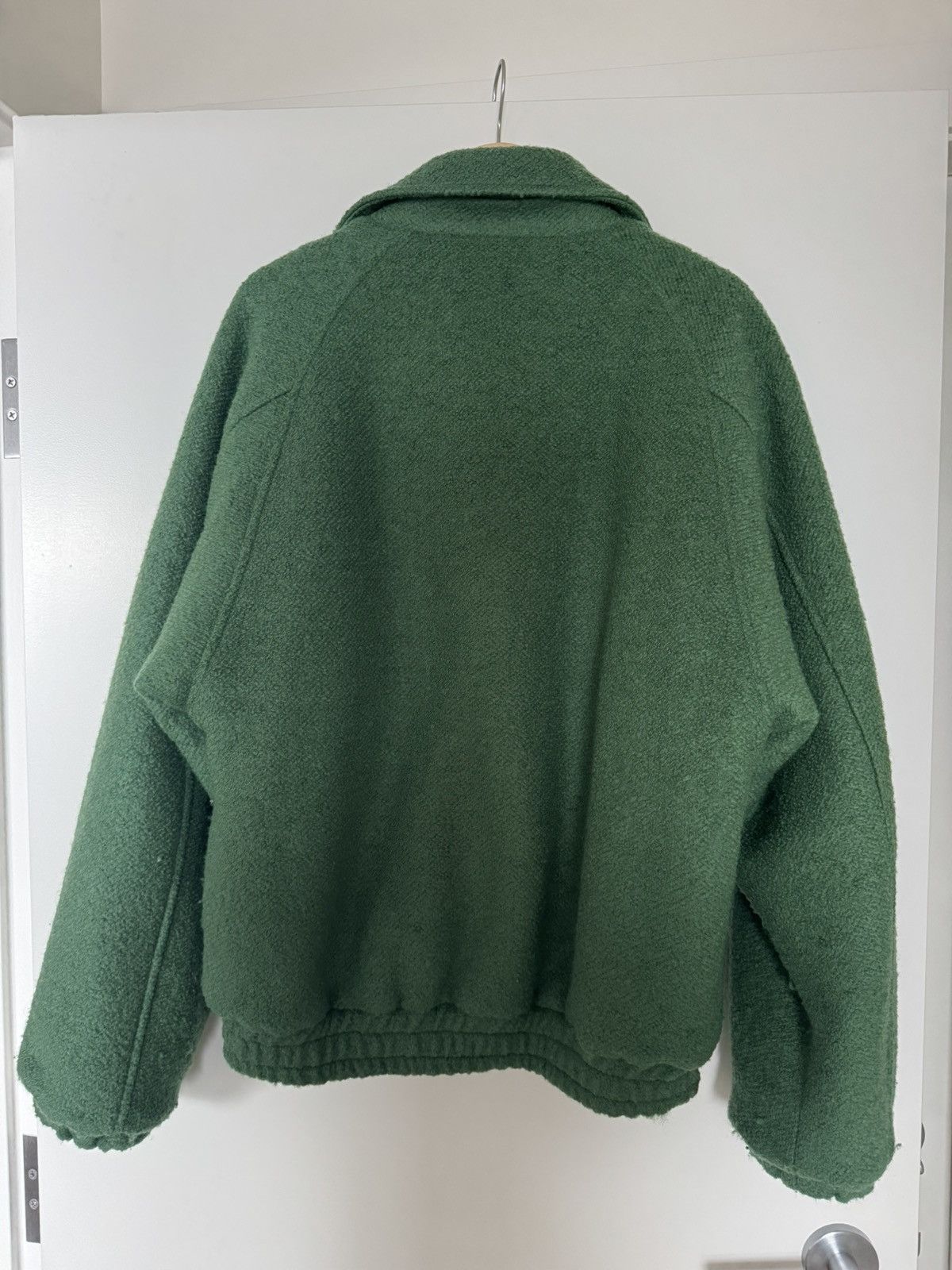 Other Estudio Niksen Green Wool Varsity Jacket Size US L / EU 52-54 / 3 - 2 Thumbnail