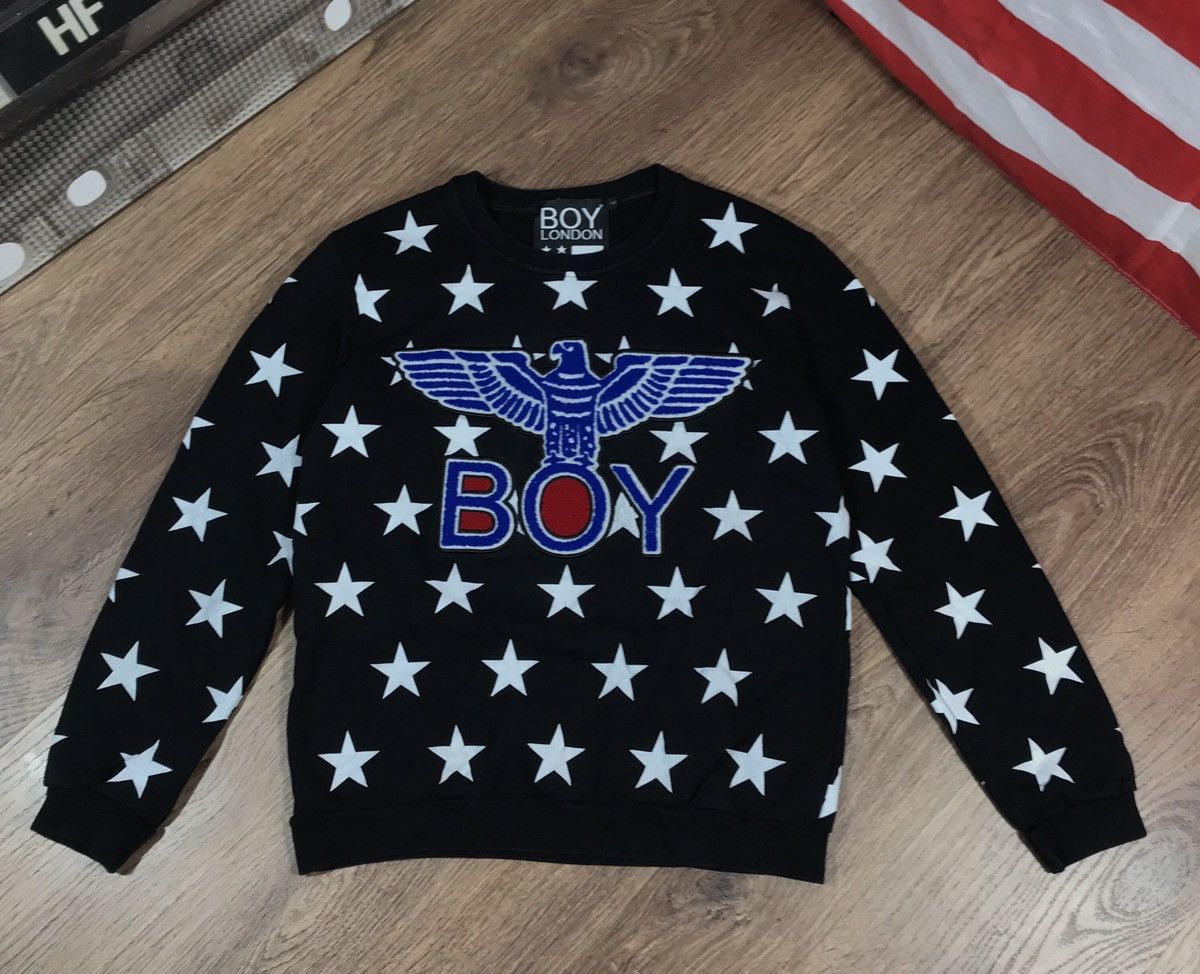 Vintage Boy London Sweatshirt Big Logo Size US S / EU 44-46 / 1 - 1 Thumbnail