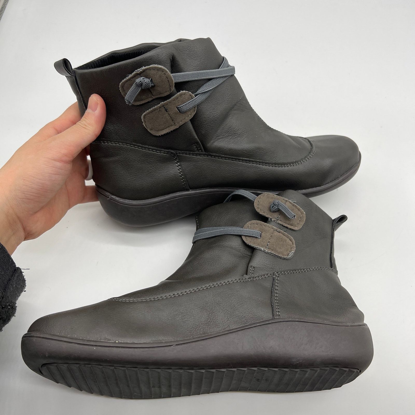 Other Women Ankle Boots Low Heel Slip on Comfortable B Size US 8 / IT 38 - 10 Thumbnail