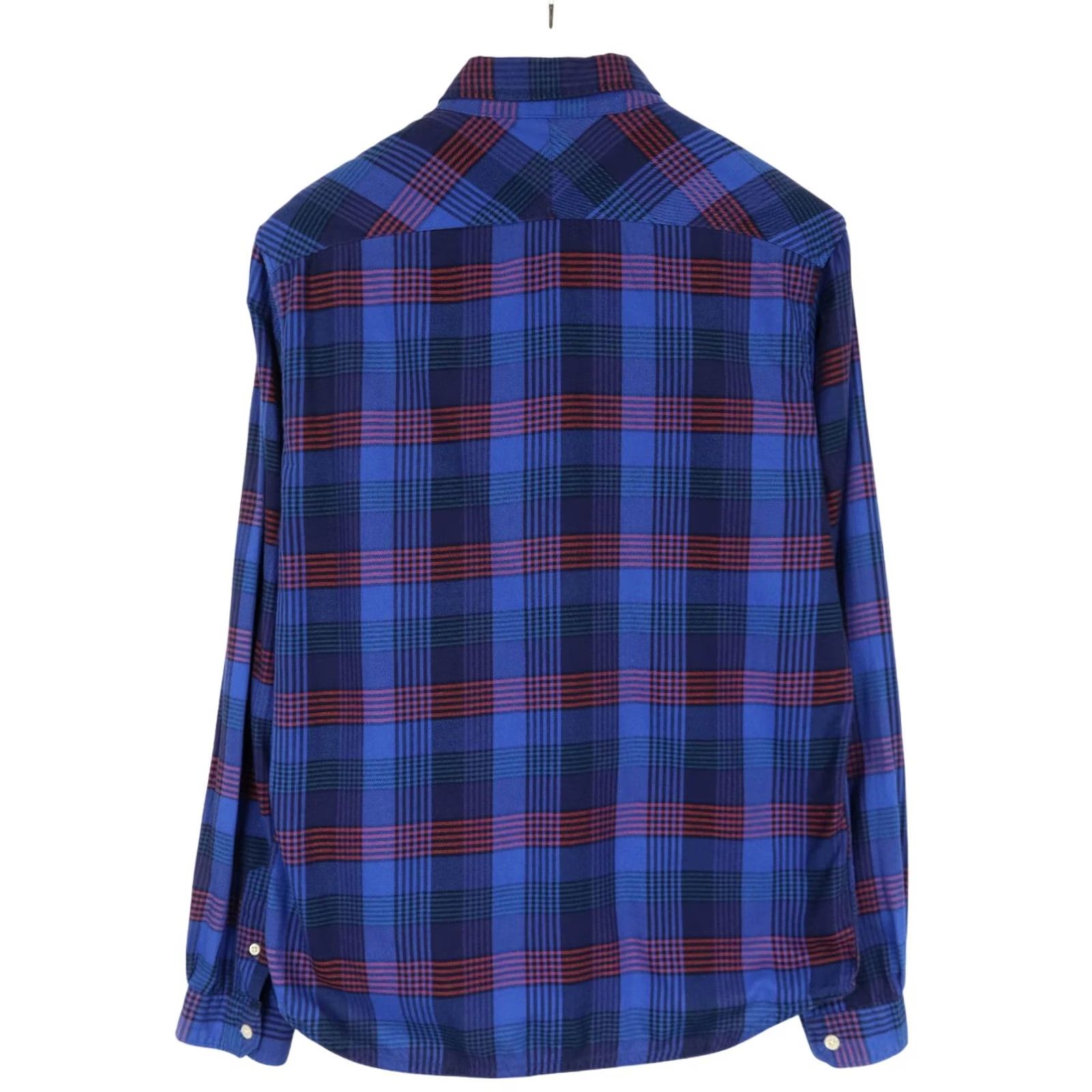 Paul Smith Paul Smith Shirt Mens M Blue Tailored Fit Men Plaid Lighweight Flannel Pocket Size US M / EU 48-50 / 2 - 2 Thumbnail