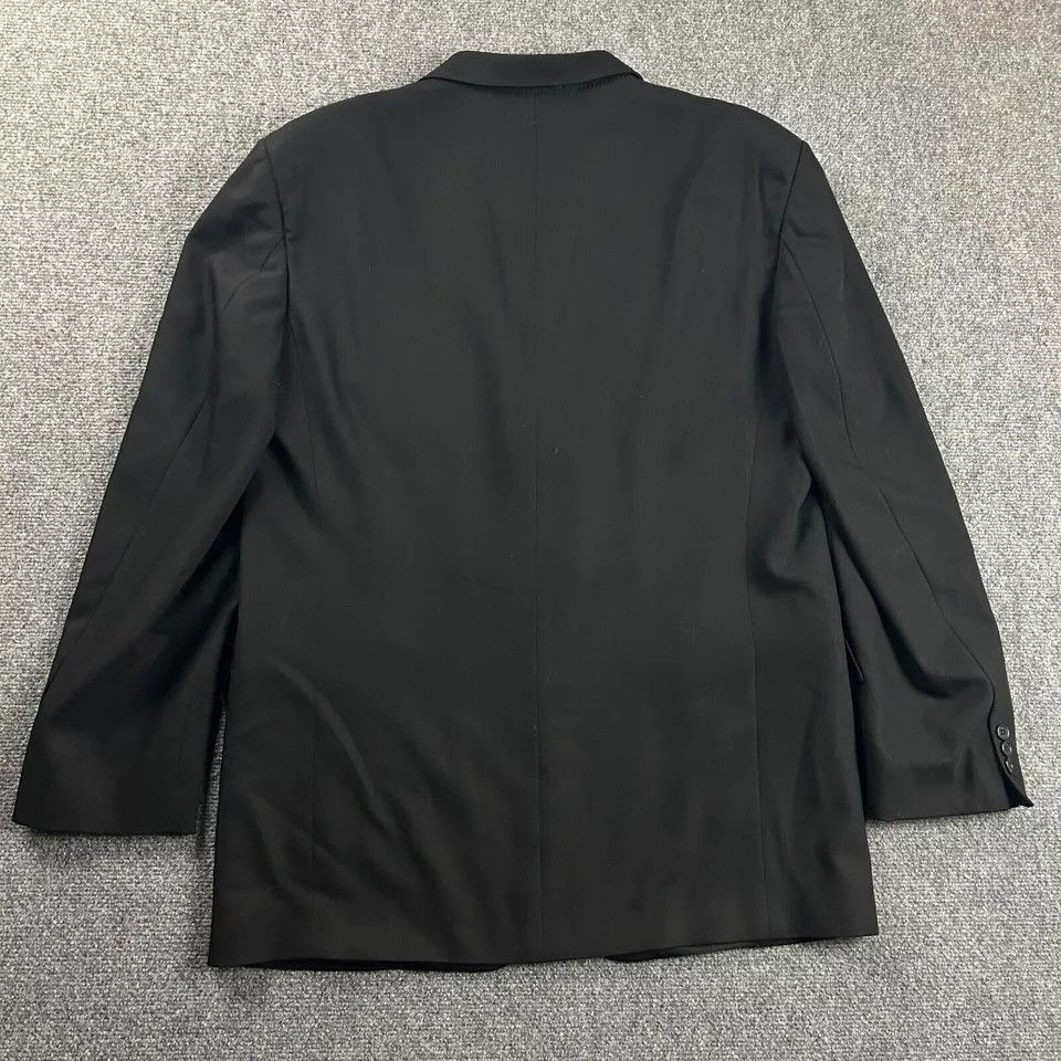 Emanuel Ungaro Emanuel Ungaro Blazer Mens 44L Jacket 3 Buttons 100% Wool Size 44L - 2 Thumbnail