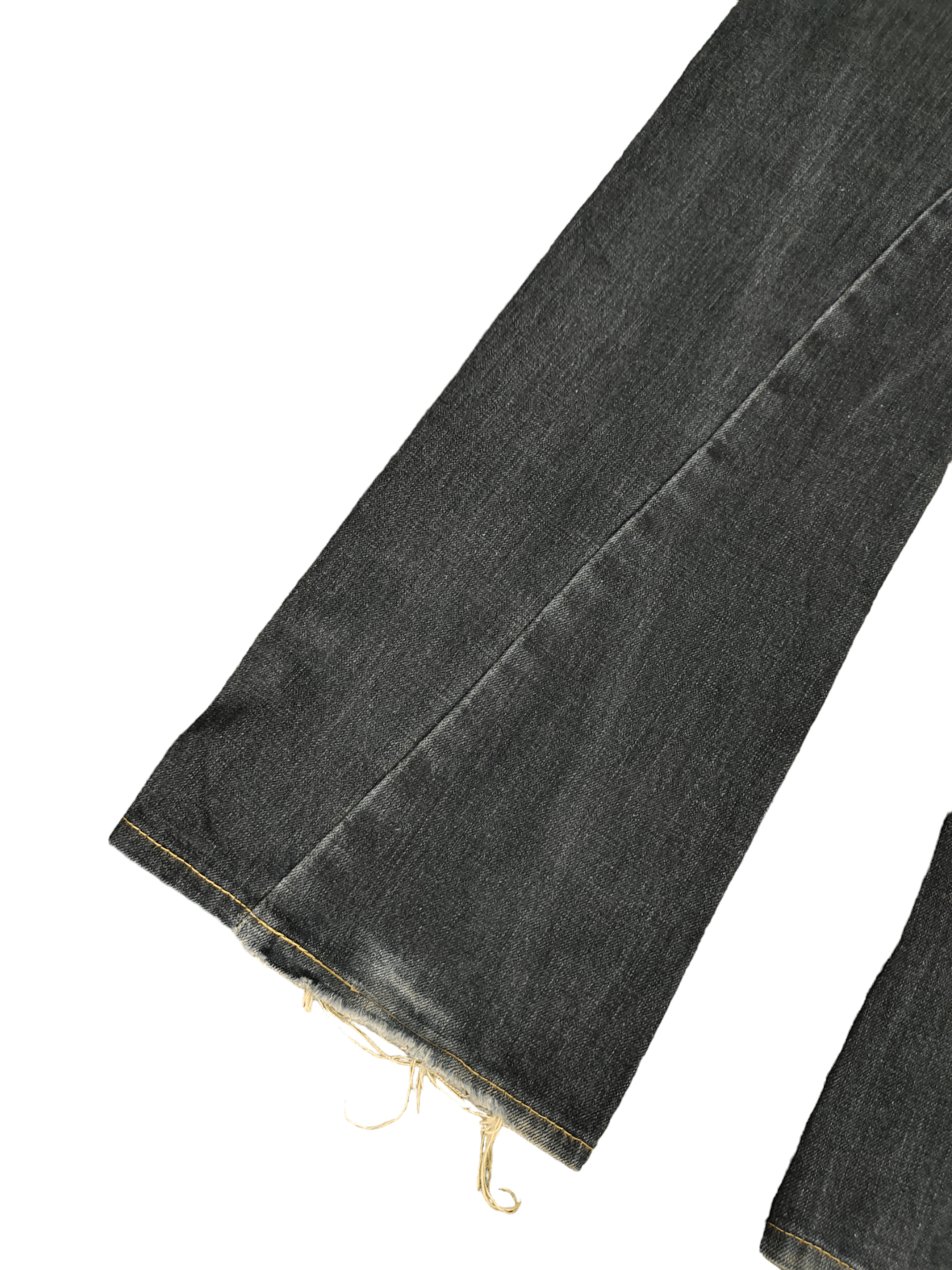 If Six Was Nine Flare Jeans Lee Spiral Cut Cargo Boot Cut Y2k Goa Style Size US 33 - 19 Thumbnail