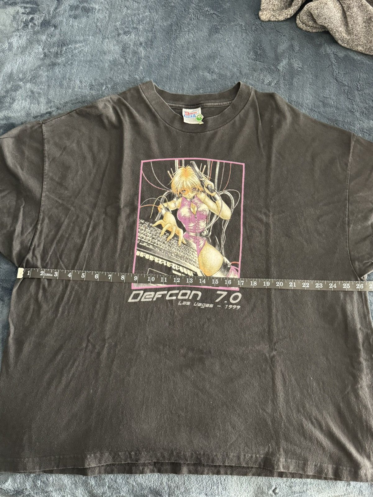 Other Vintage 1997 Las Vegas Defcon Hacker tee Size US XXL / EU 58 / 5 - 3 Thumbnail