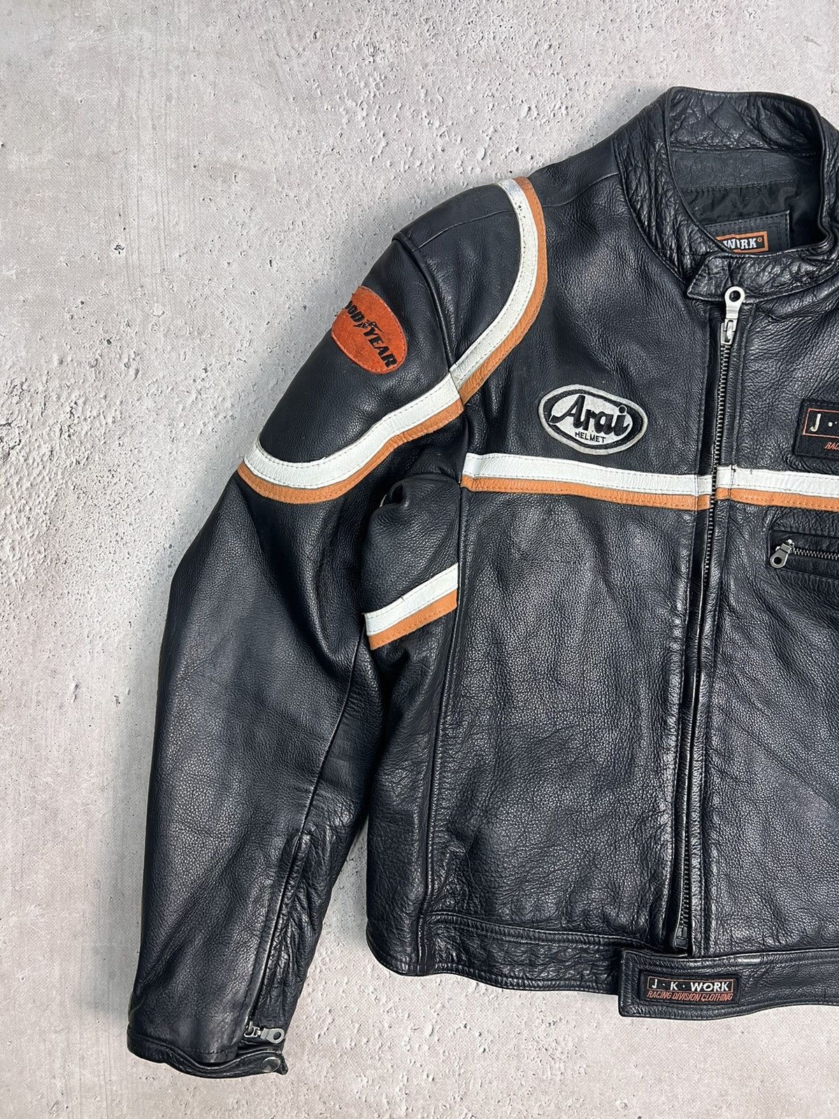 Vintage Vintage MOTO RACING F1 Leather HYPE Jacket Size US XL / EU 56 / 4 - 3 Thumbnail