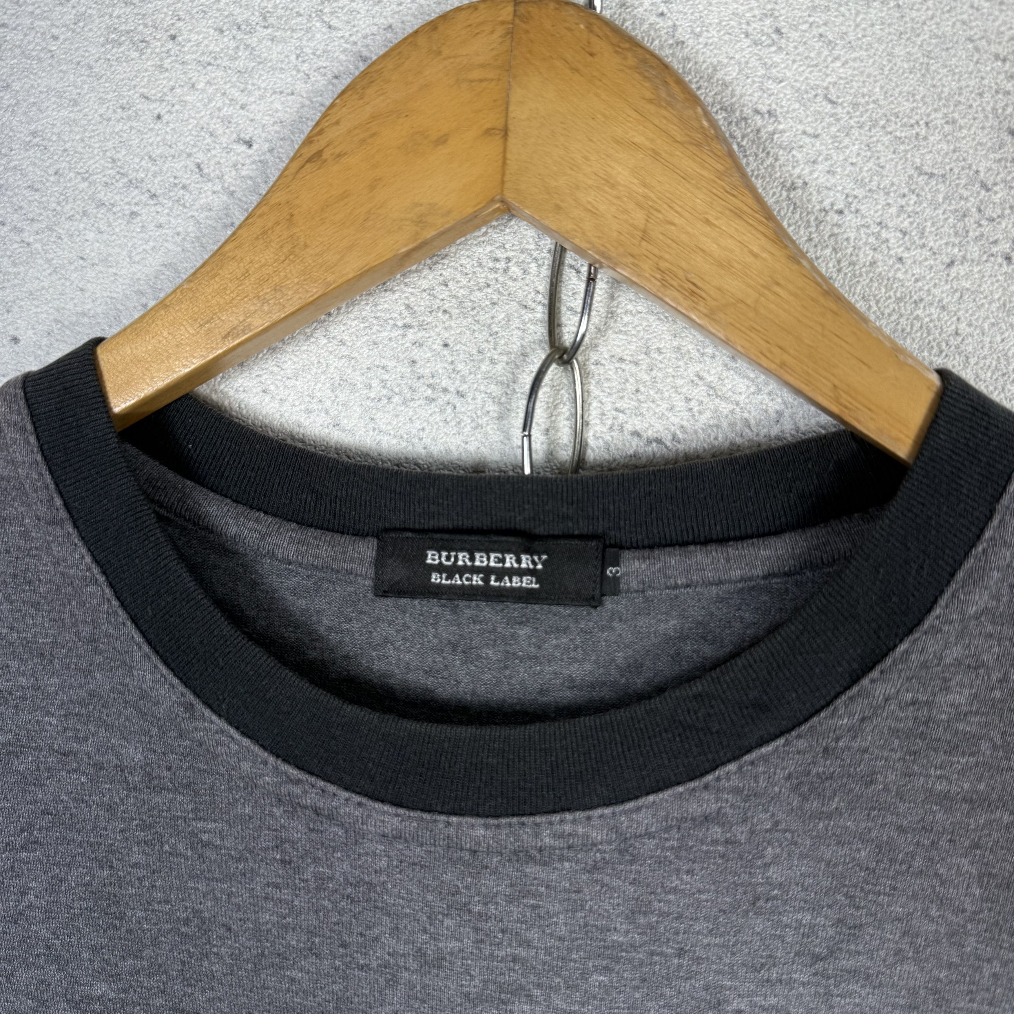 Burberry Vintage Burberry Black Label Ringer Tshirt Size US M / EU 48-50 / 2 - 5 Thumbnail