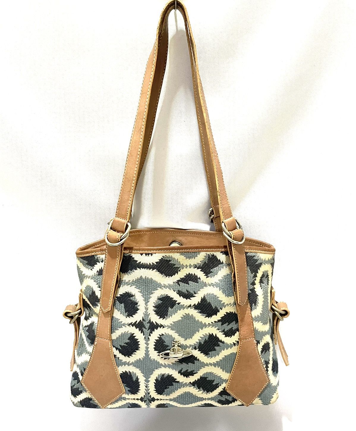 Vivienne Westwood Squiggle Orb Shoulder Bag in Blue, Women's