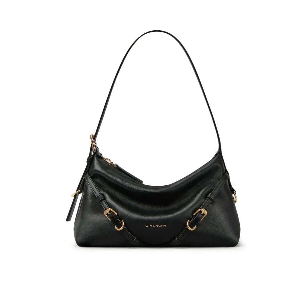 Givenchy GIVENCHY Voyou Mini Black Shiny Leather Shoulder Bag New And Size ONE SIZE - 1 Thumbnail