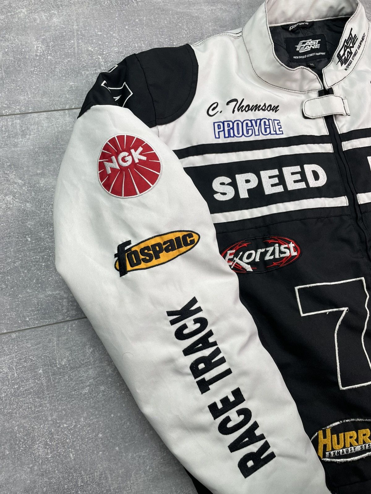 Formula 1 Fast Lane Speed Rider Sponsored Racing Jacket Vintage Size US XXL / EU 58 / 5 - 5 Thumbnail
