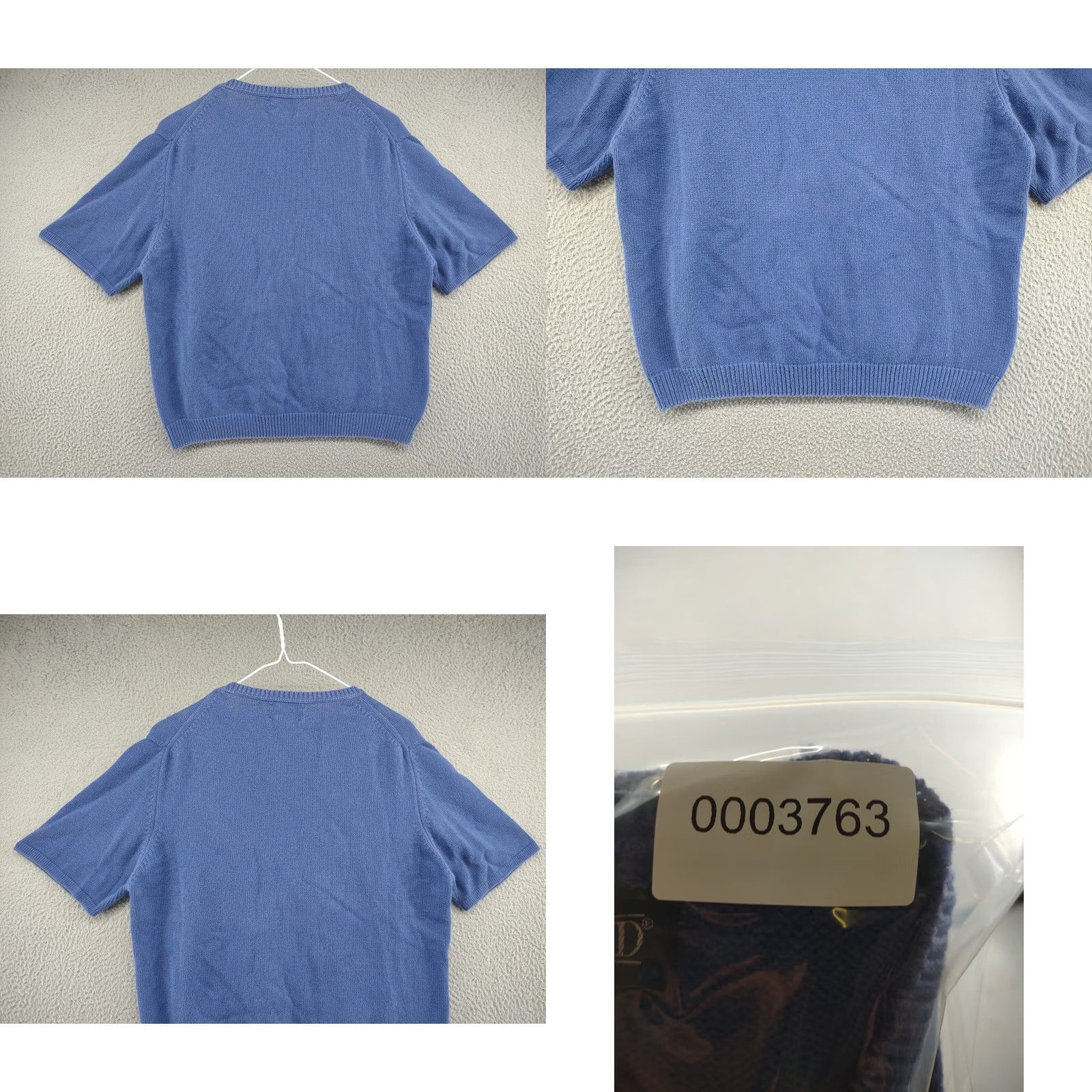Lands' End Lands' End Knit Short Sleeve Pullover Sweater L 14/16 USA Made Blue 100% Cotton Womens Casual Knit Crew Neck Logo Vintage: No Size L / US 10 / IT 46 - 8 Thumbnail