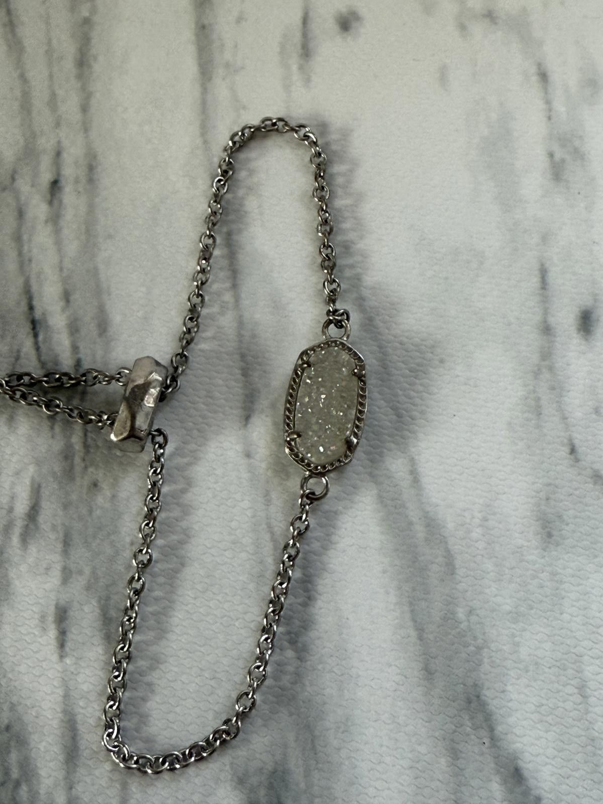 Other Kendra Scott Elisa Silver Drusy Bracelet Size ONE SIZE - 2 Thumbnail