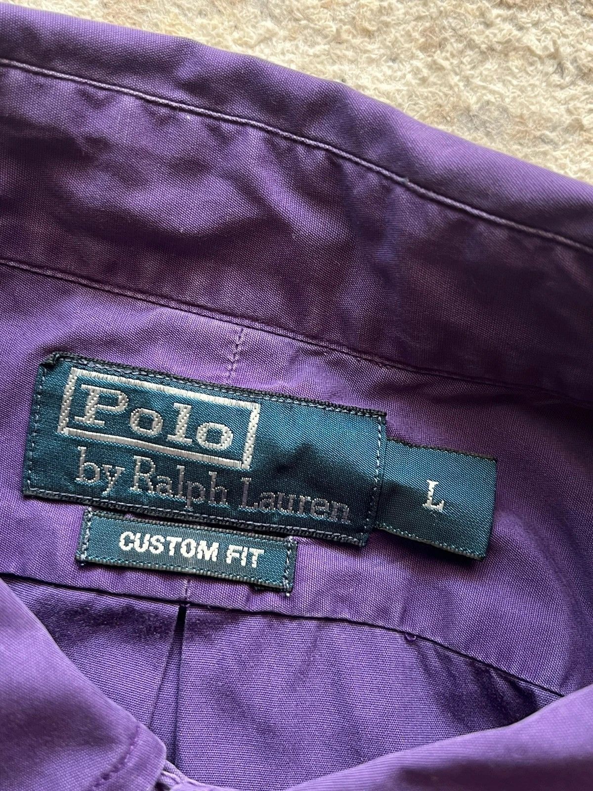 Polo Ralph Lauren Polo Ralph Lauren Sz L Purple Shirt Rare Small Pony Size US L / EU 52-54 / 3 - 5 Thumbnail