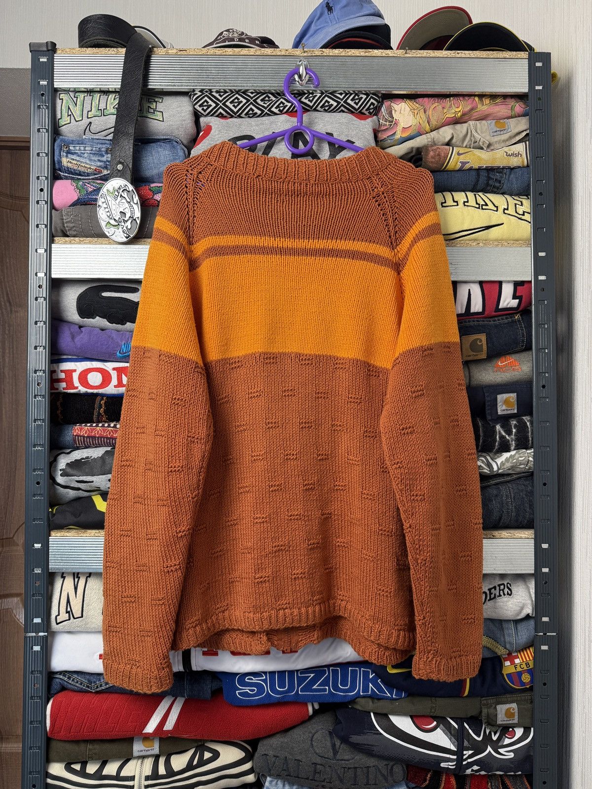 Dolce & Gabbana DOLCE & GABBANA D&G Knit Sweater Big D&G Logo Vintage Size US XL / EU 56 / 4 - 2 Thumbnail