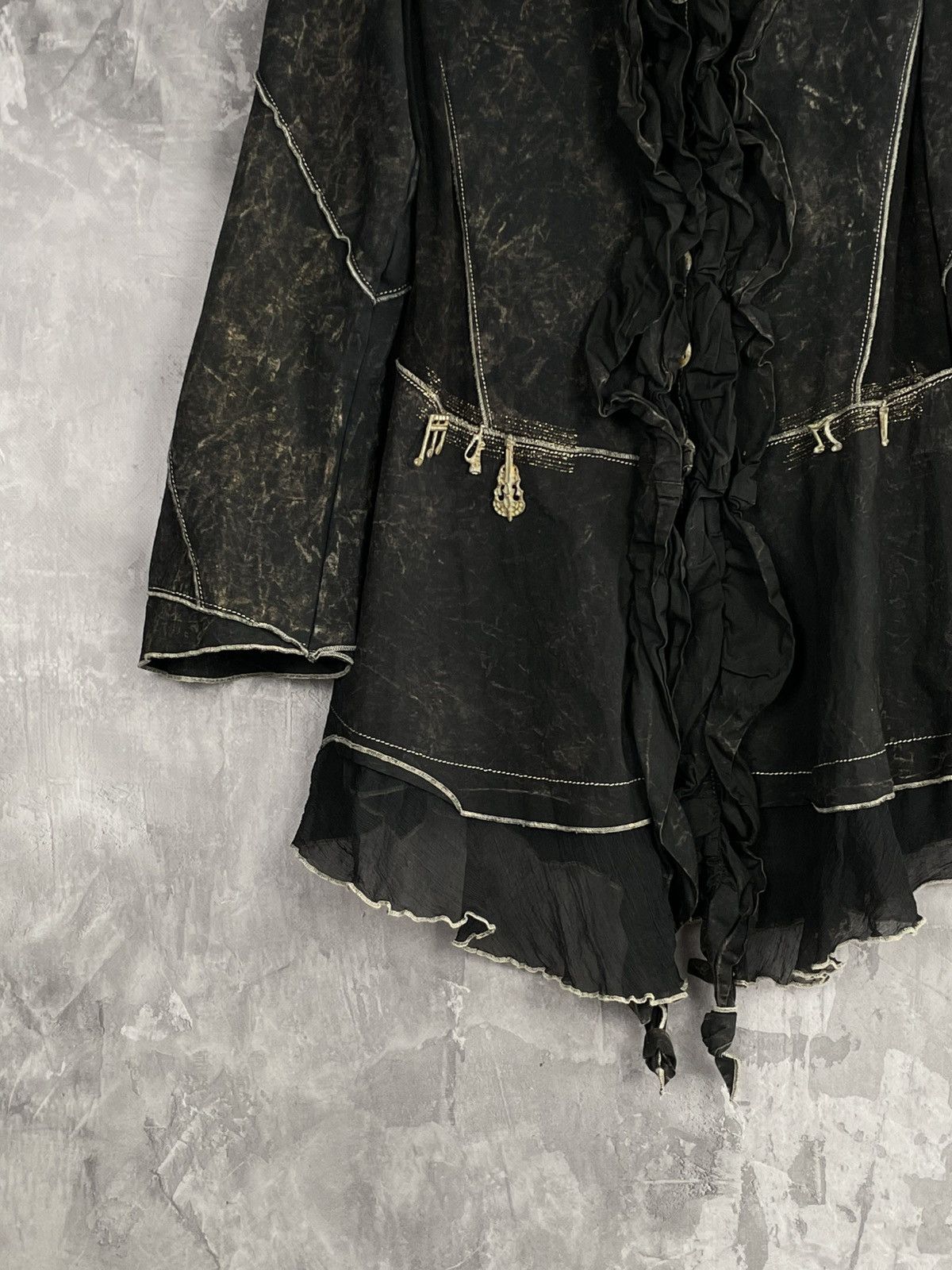 If Six Was Nine × Japanese Brand × Vintage Vintage Avant Garde IfSixWasNine Style Y2K Faded Dress Size M / US 6-8 / IT 42-44 - 5 Thumbnail