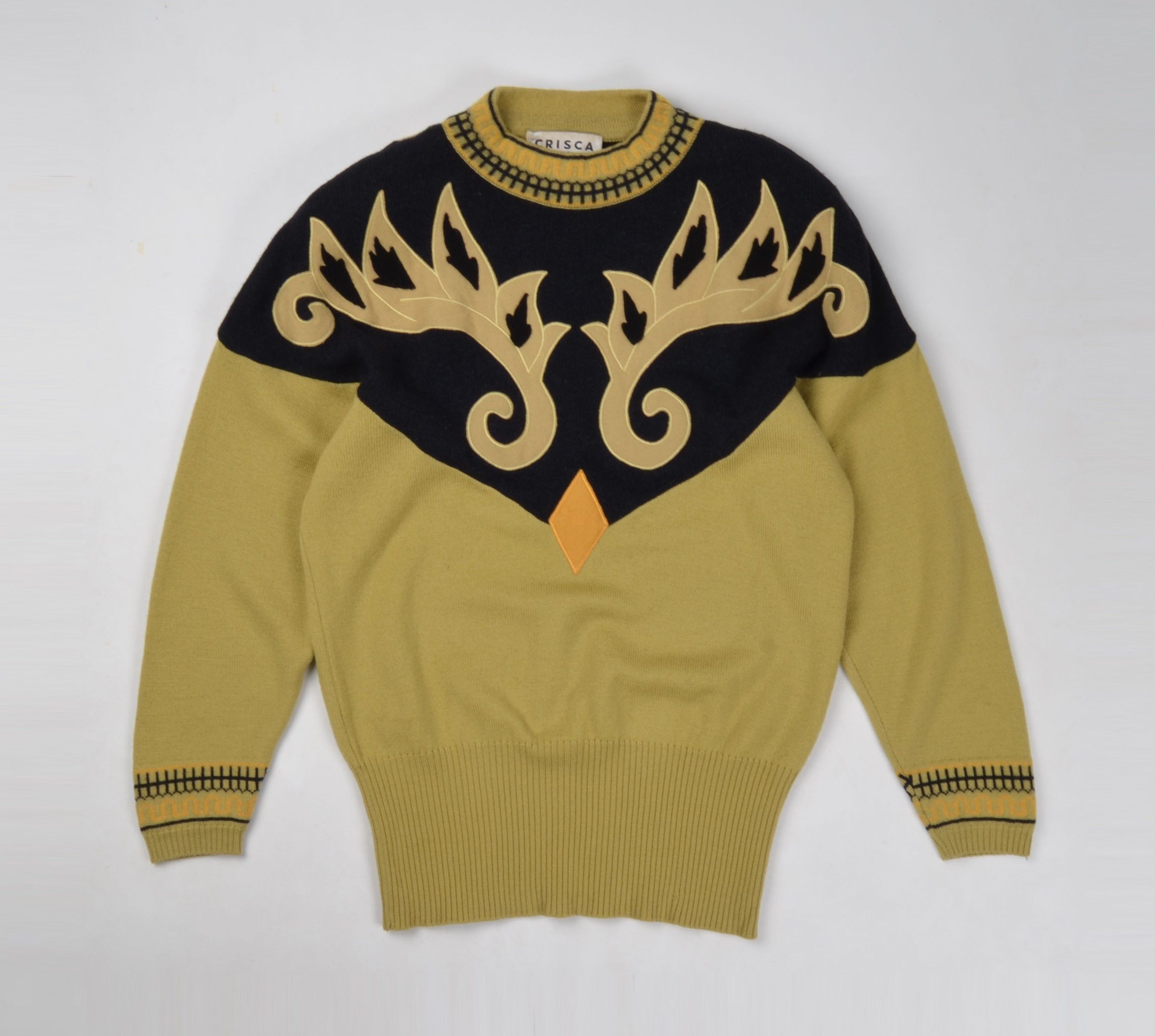 Escada Vintage Crisca by Escada Oversized Wool Blend Sweater Size S / US 4 / IT 40 - 4 Thumbnail