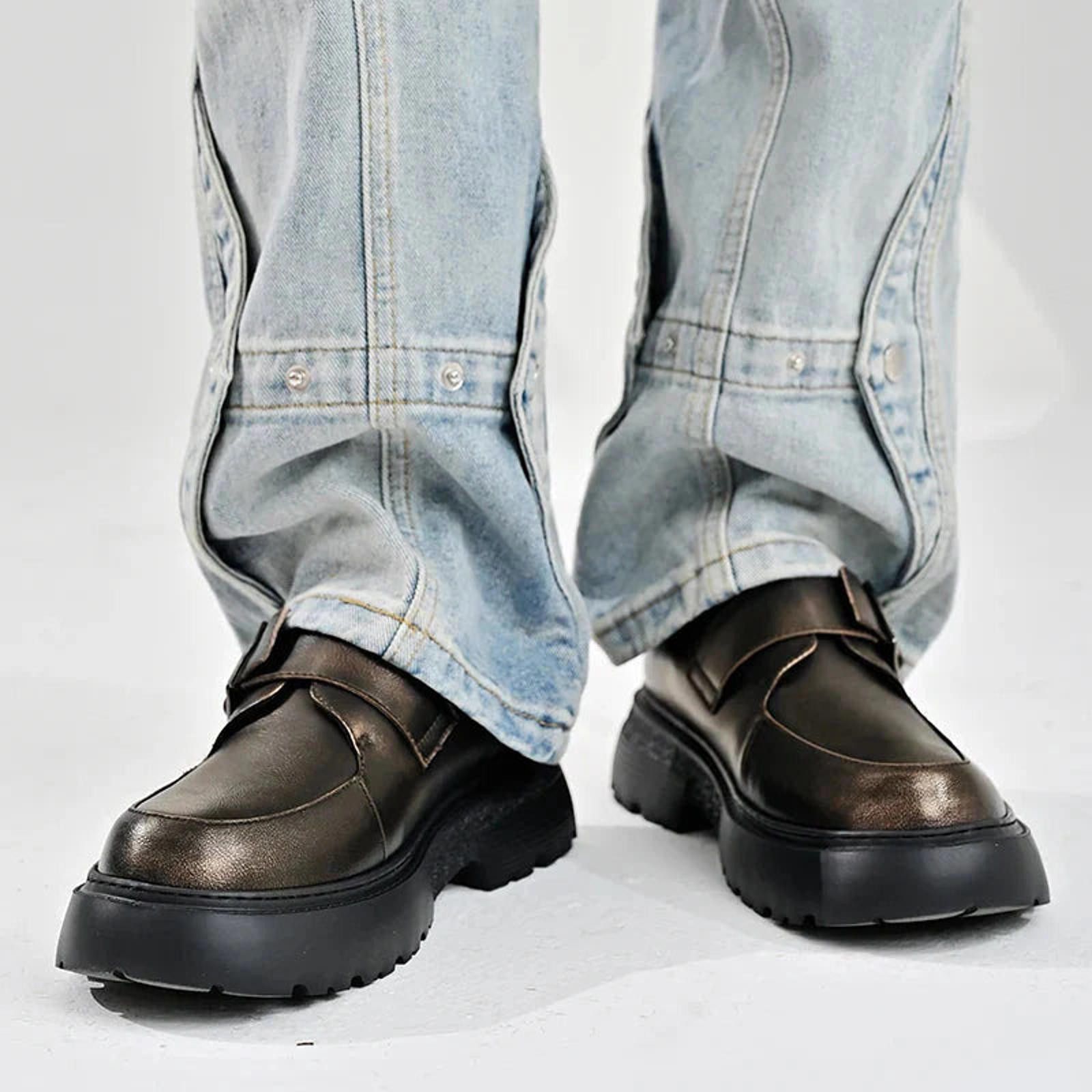 Other Chunky Sole Buckled Derby Shoes Size US 8 / EU 41 - 4 Thumbnail